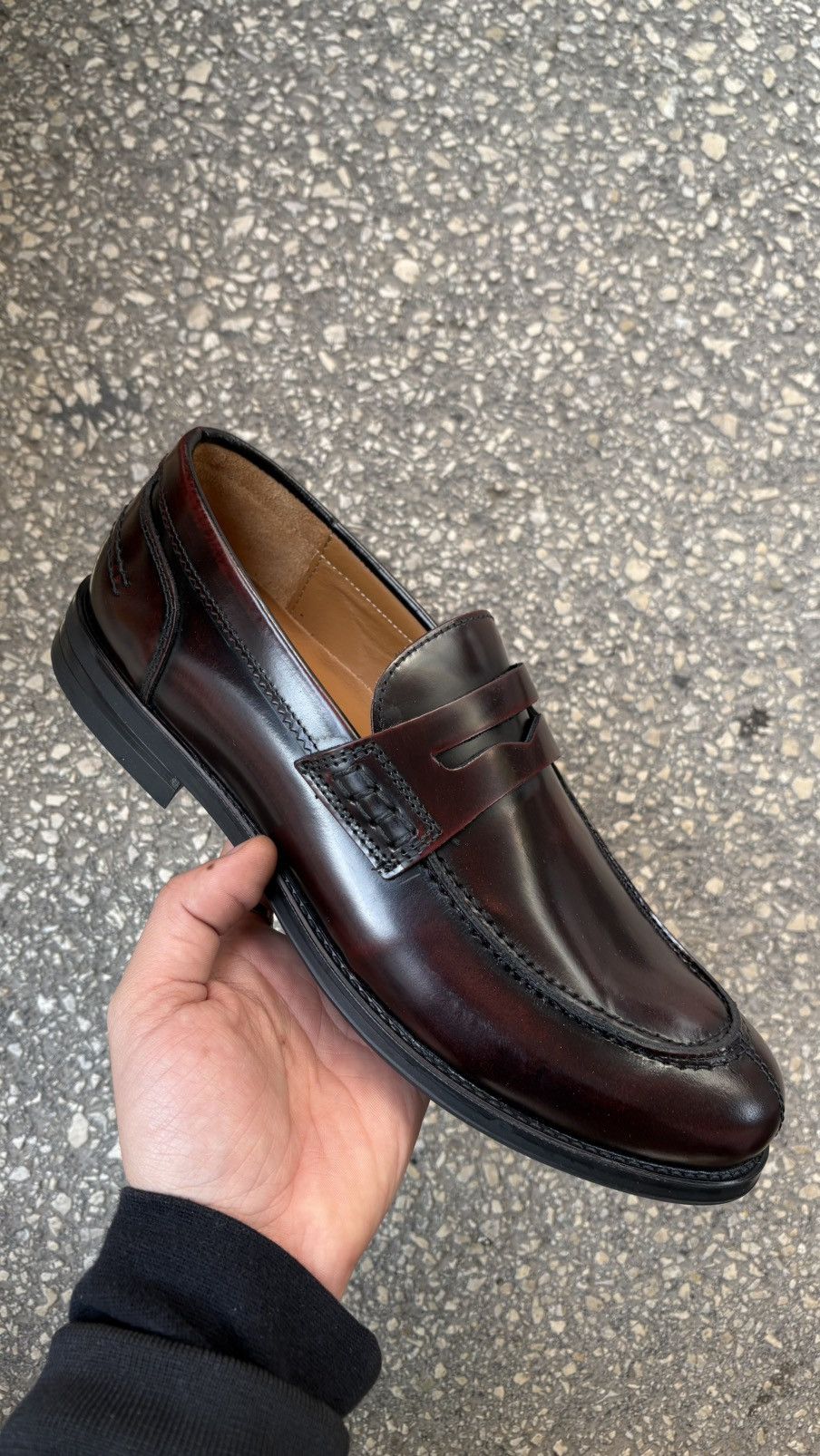 Other Handcrafted Italian Penny Loafer 9,5 – Bordeaux Elegance Size US 9.5 / EU 42-43 - 1 Thumbnail