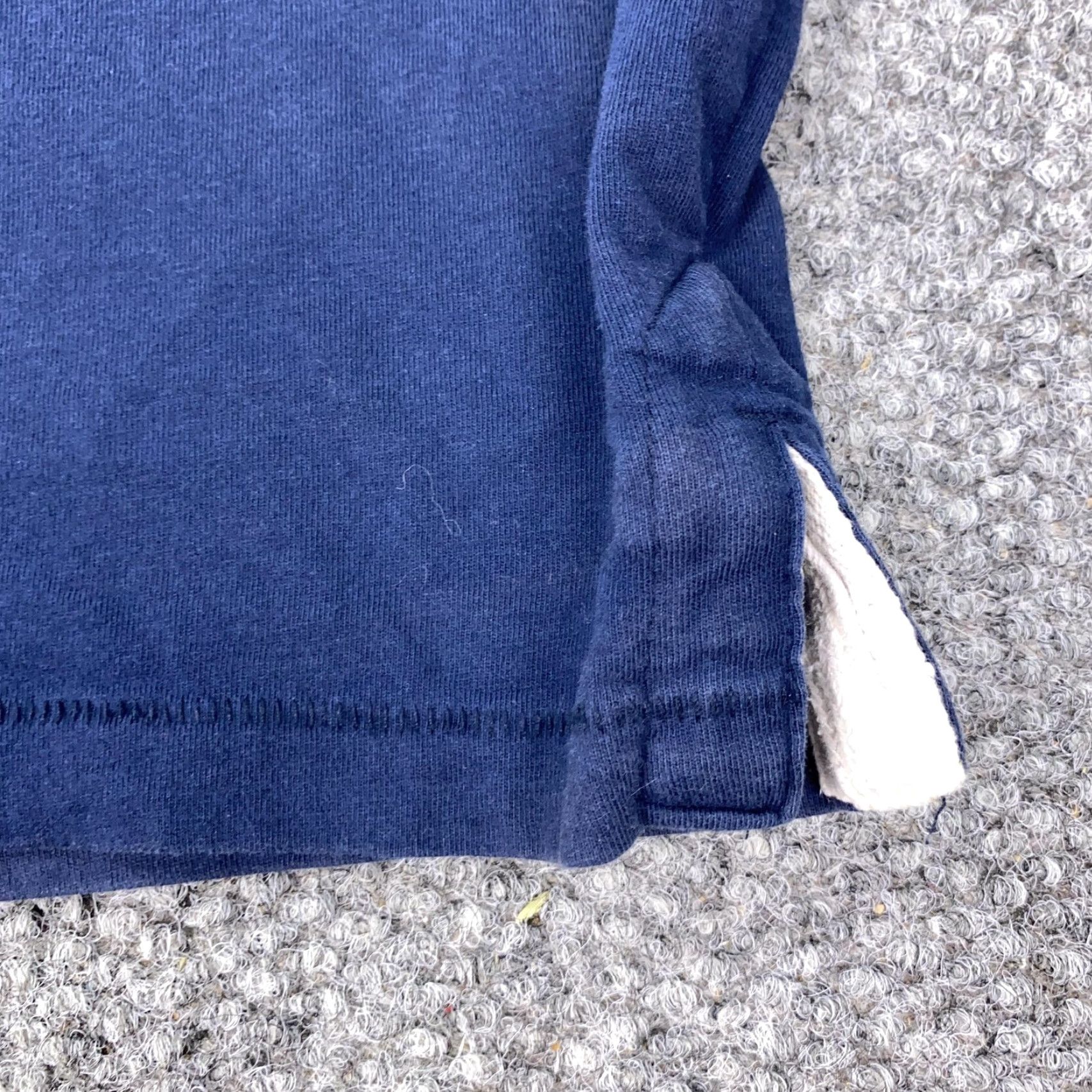 Vintage Aero Champs NY Henley Shirt Mens XL Navy Blue Short Sleeve Casual Cotton T-Shirt Size US XL / EU 56 / 4 - 4 Thumbnail