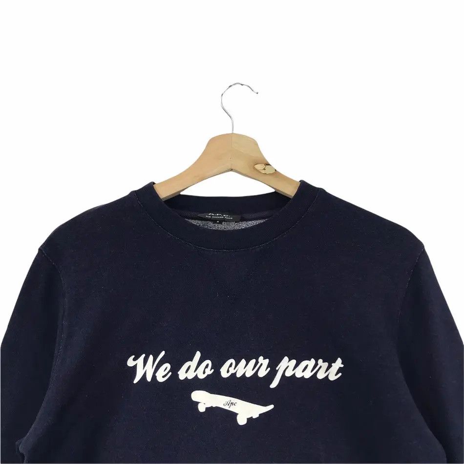 A.P.C. APC We Do Our Part Skateboard France Designer Sweatshirt Size US S / EU 44-46 / 1 - 2 Thumbnail