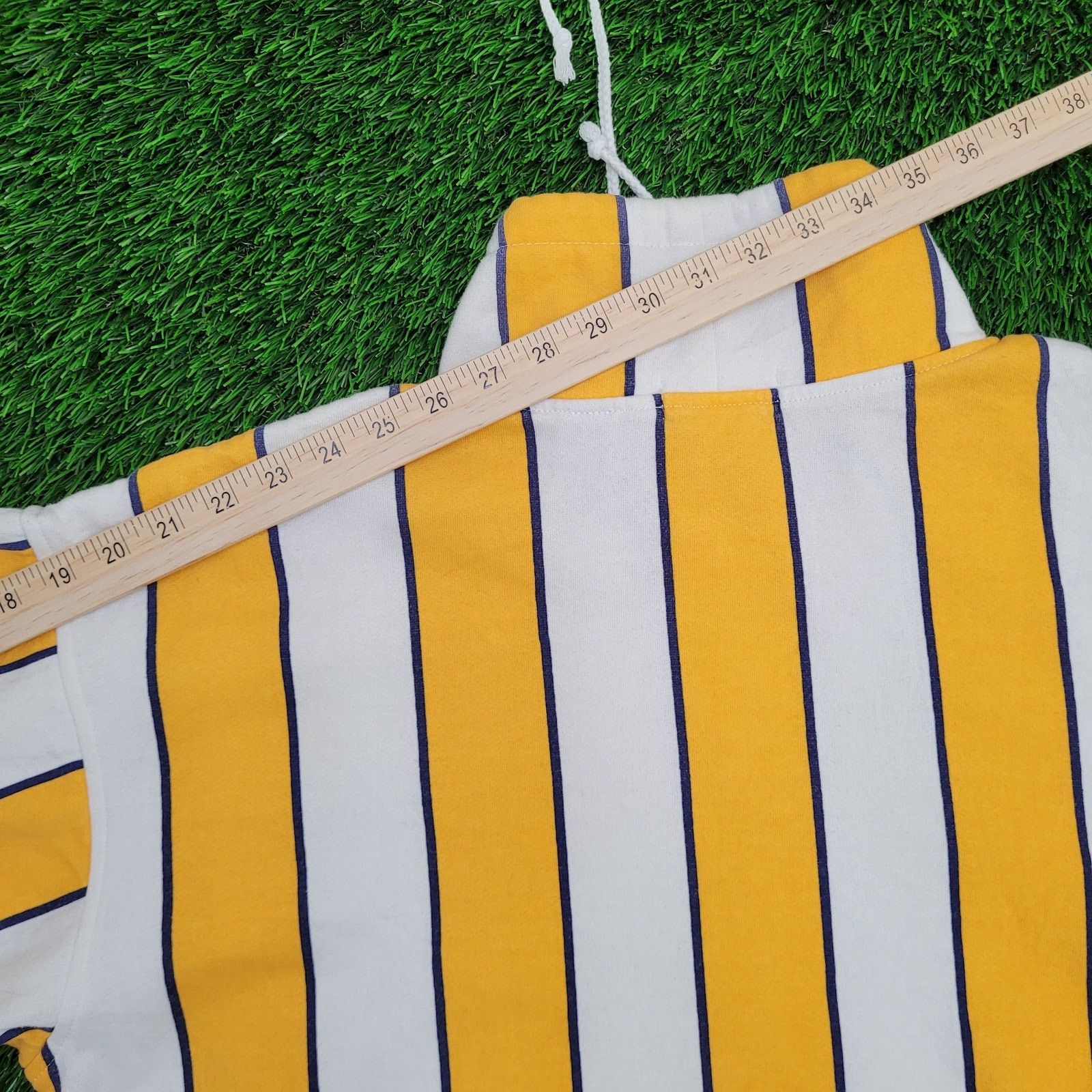 Other Hippie MOD Striped Sweatshirt Womens Large 25x26 Baggy Boxy Size L / US 10 / IT 46 - 4 Thumbnail