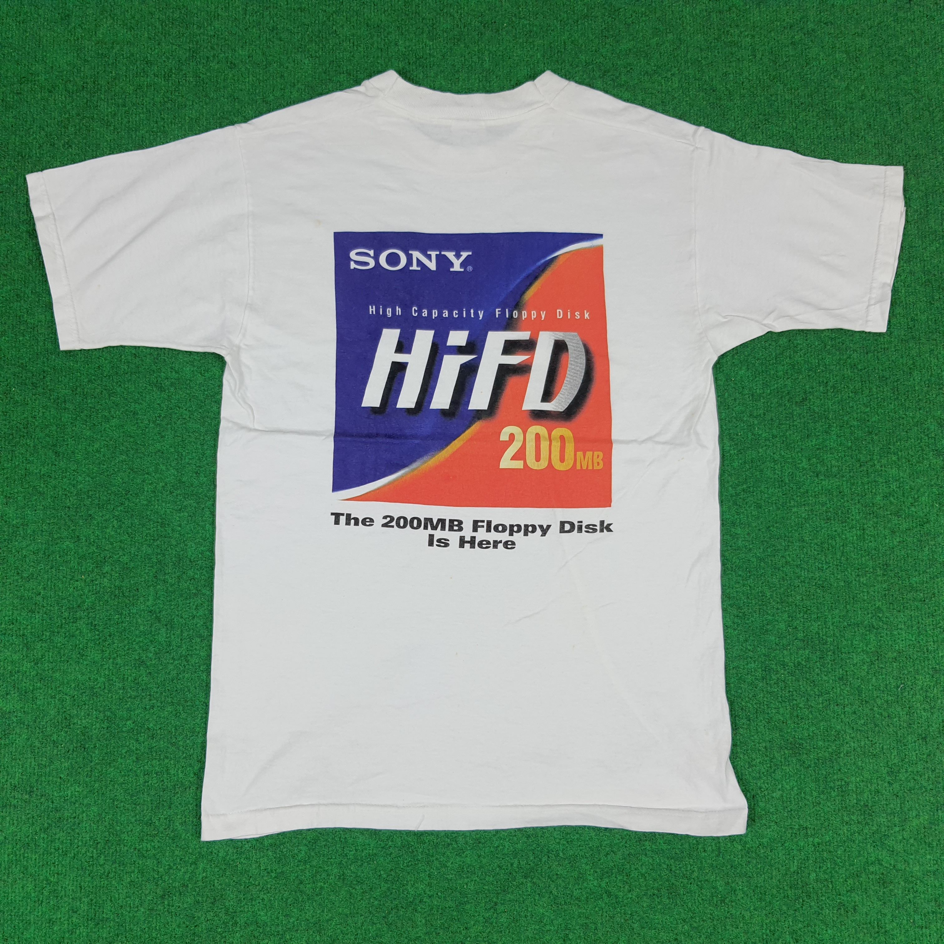 Japanese Brand × Sony × Vintage Vintage Sony HiFD Tech Japanese Brand T-shirt Size US S / EU 44-46 / 1 - 1 Thumbnail