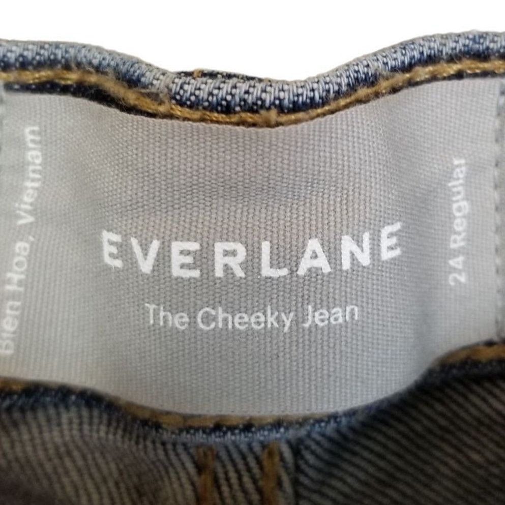 Everlane Everlane Womens The Cheeky Jeans Sz 24R Mid Rise Straight Le Size 25" / US 0 / IT 36 - 5 Thumbnail