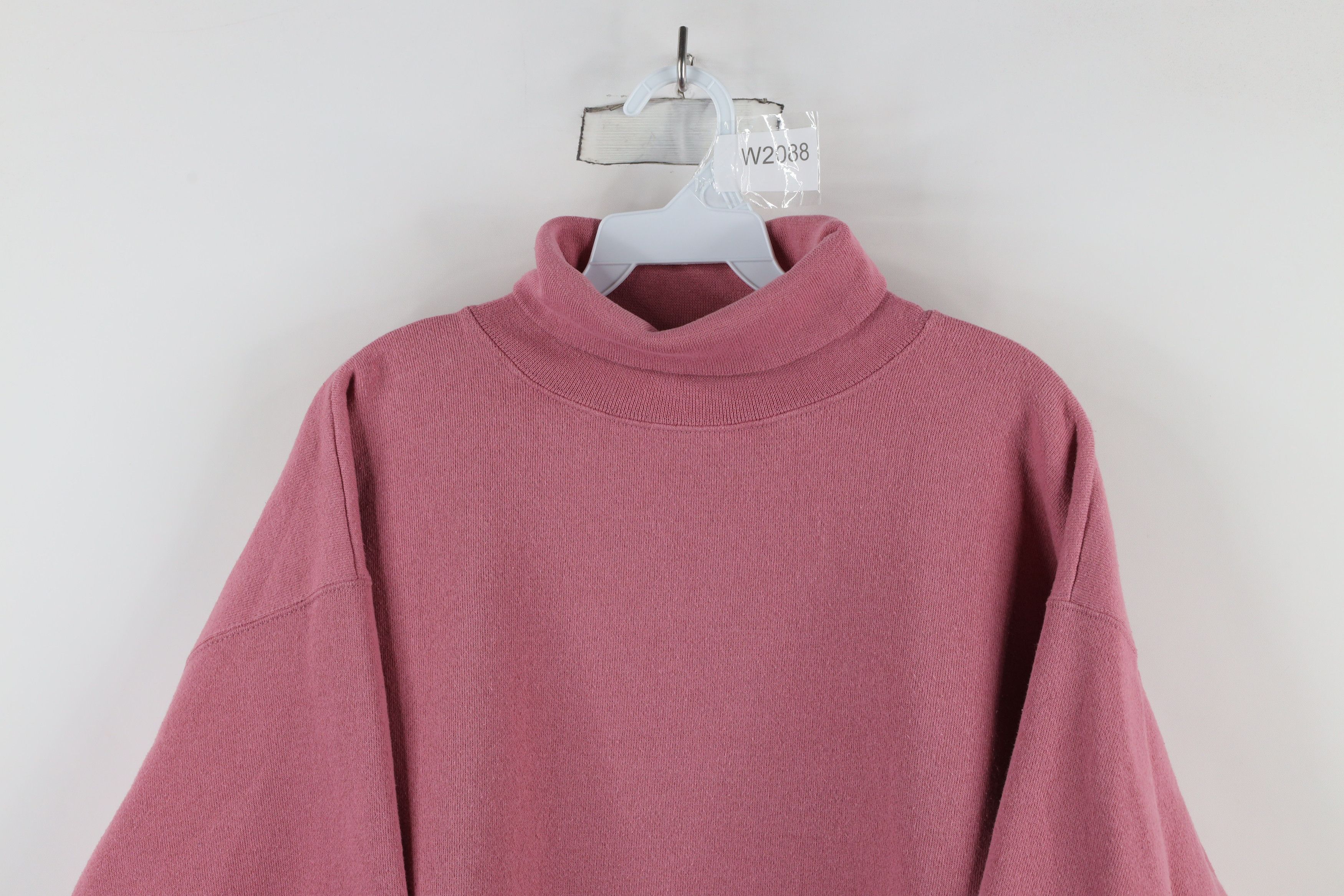 Vintage Vintage 90s Streetwear Baggy Tunic Turtleneck Sweatshirt USA Size L / US 10 / IT 46 - 2 Thumbnail