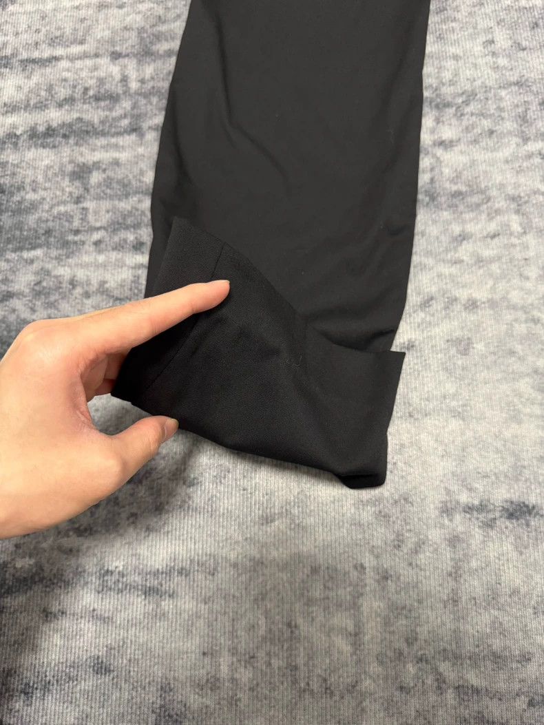 Yves Saint Laurent Saint Laruent13fw First Year Show Basic Wool Black Pants 25 Size US 44 / EU 60 - 4 Thumbnail