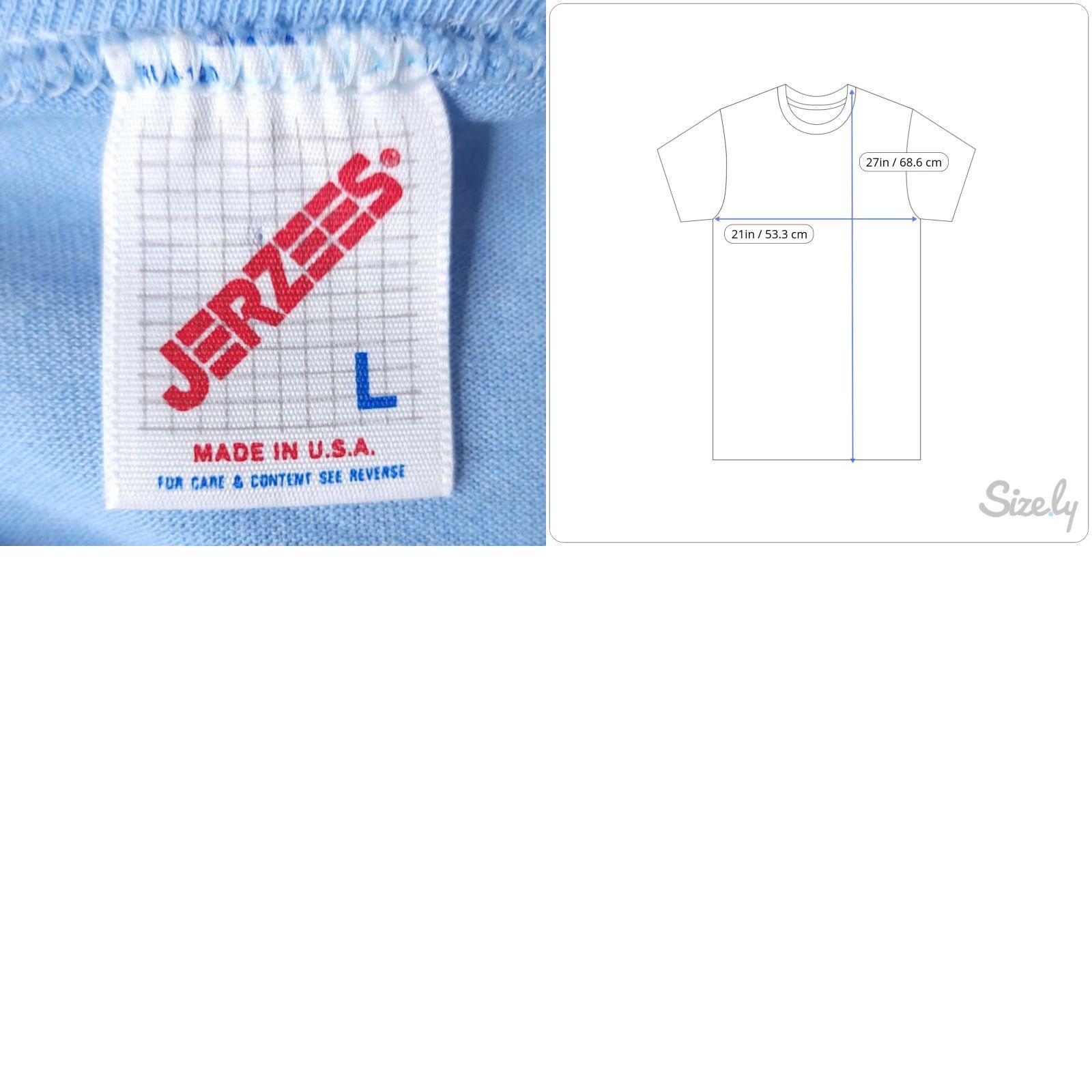 Jerzees VINTAGE Jerzees Spinning Bass T Shirt Mens Large Blue 80s Sport Fishing Made In USA CMF Size US L / EU 52-54 / 3 - 8 Thumbnail