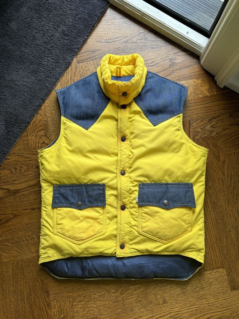 Levi's 1970s Levi's Ski Goose Down Vintage Puffer Denim Winter USA Size US M / EU 48-50 / 2 - 18 Thumbnail
