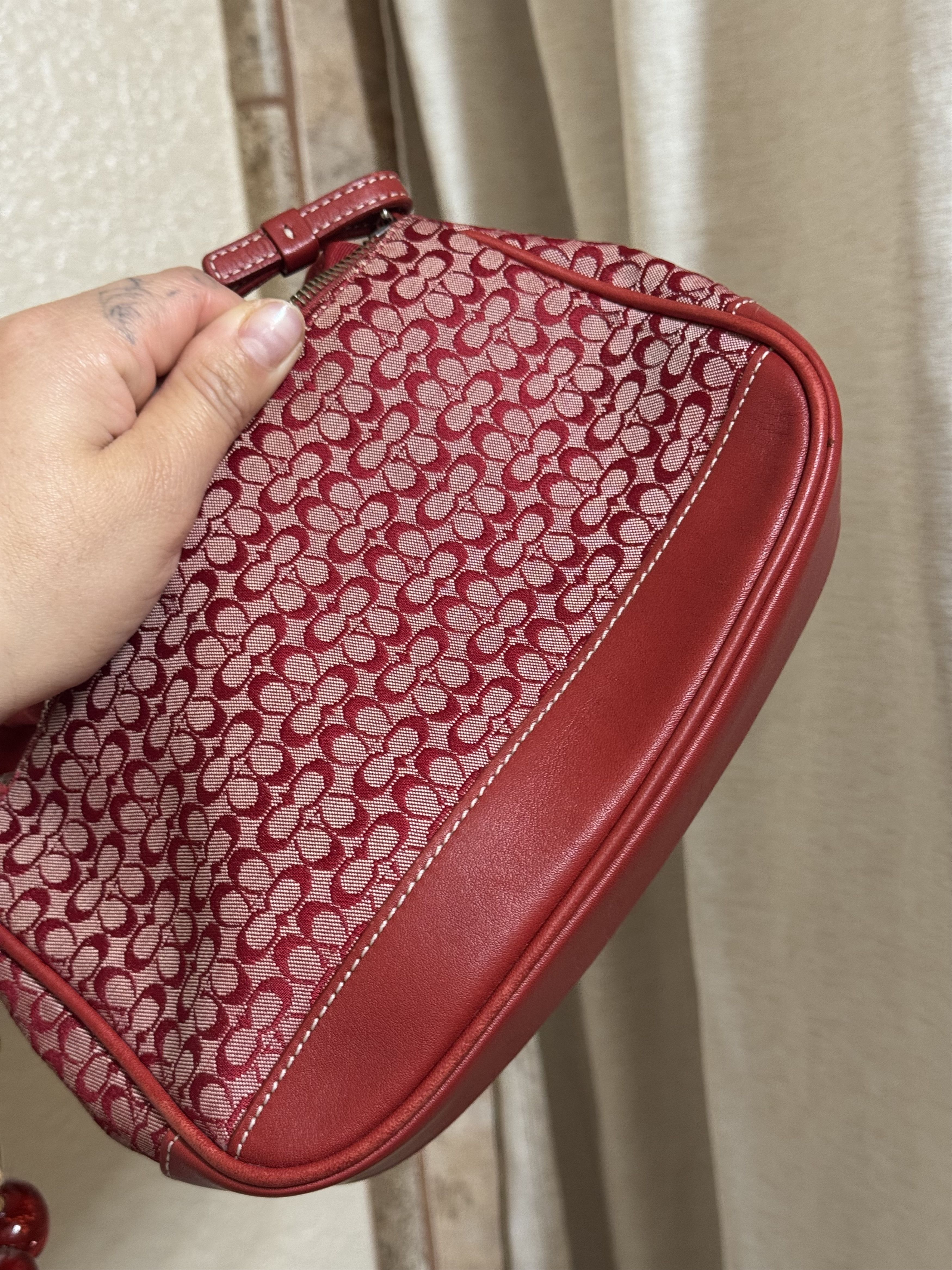 Coach Red small coach Demi shoulder bag Size ONE SIZE - 7 Thumbnail