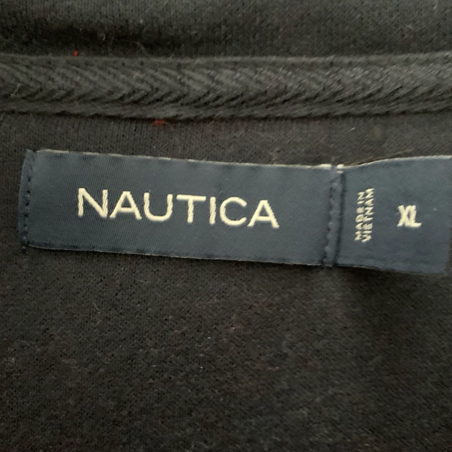 Nautica NAUTICA 1/4 Zip Sweatshirt Mens Sz XL Red Colorblock Pullover Logo Mock Collar Size US XL / EU 56 / 4 - 3 Thumbnail