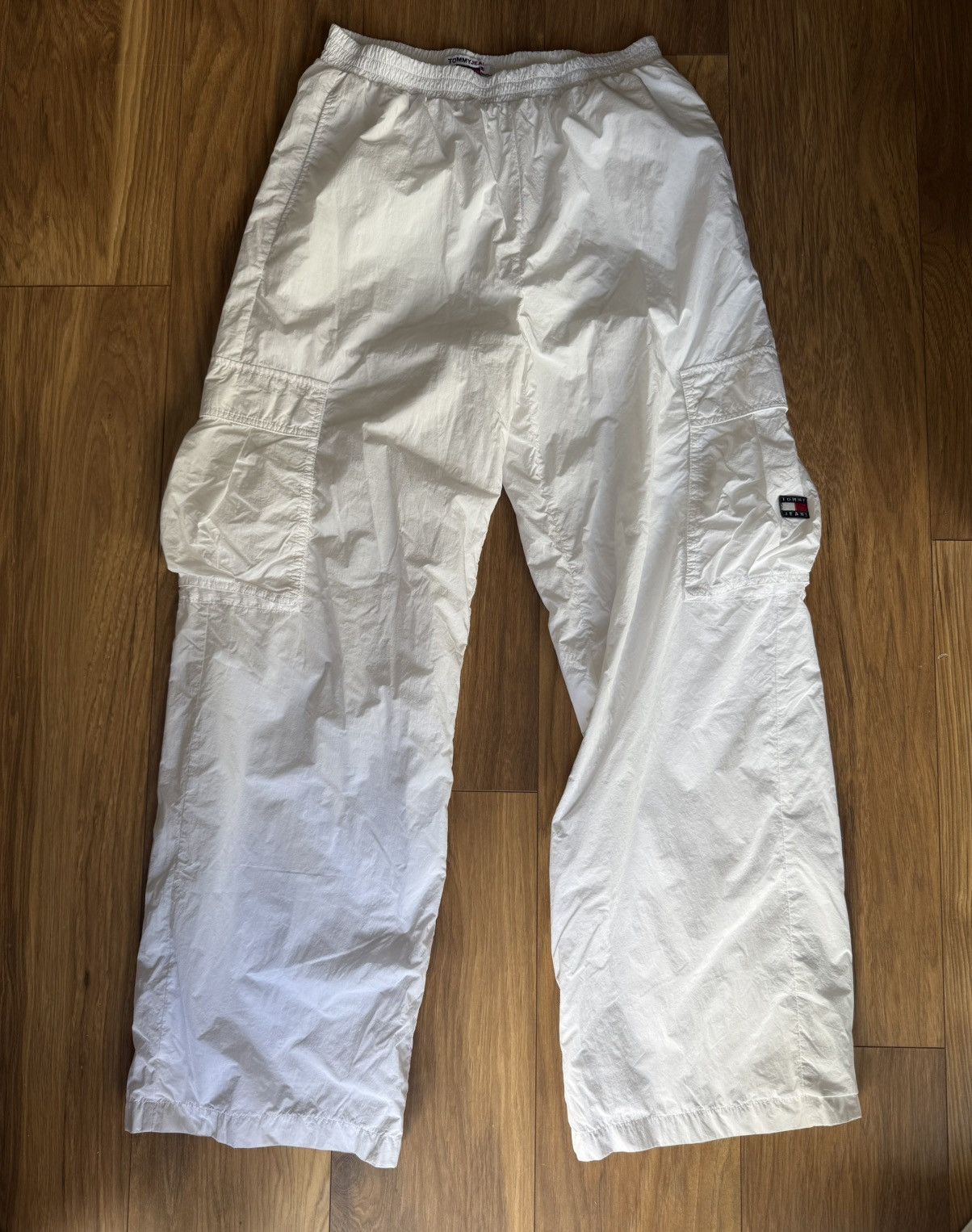 Tommy Jeans TOMMY JEANS Pantalon Cargo Aiden 8939 Blanc Size US 31 - 1 Thumbnail
