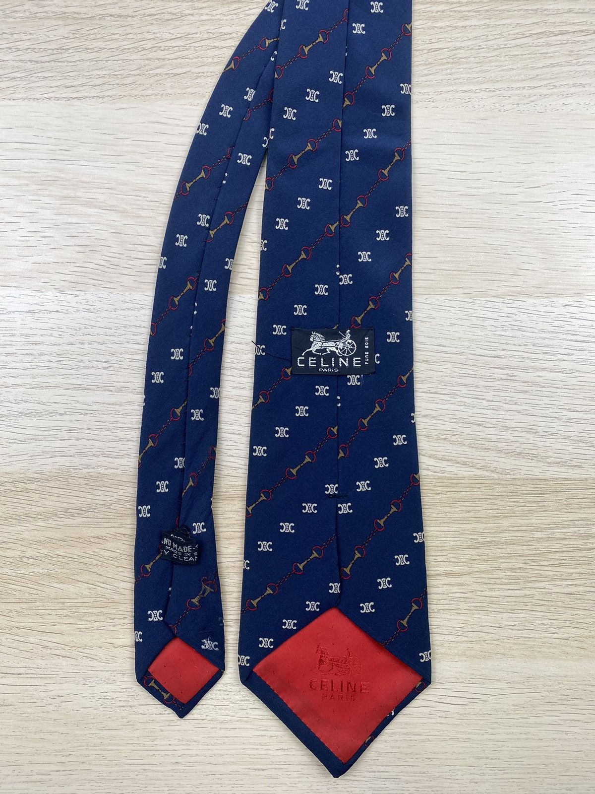 Celine Celine Silk Tie T100 Size ONE SIZE - 5 Thumbnail