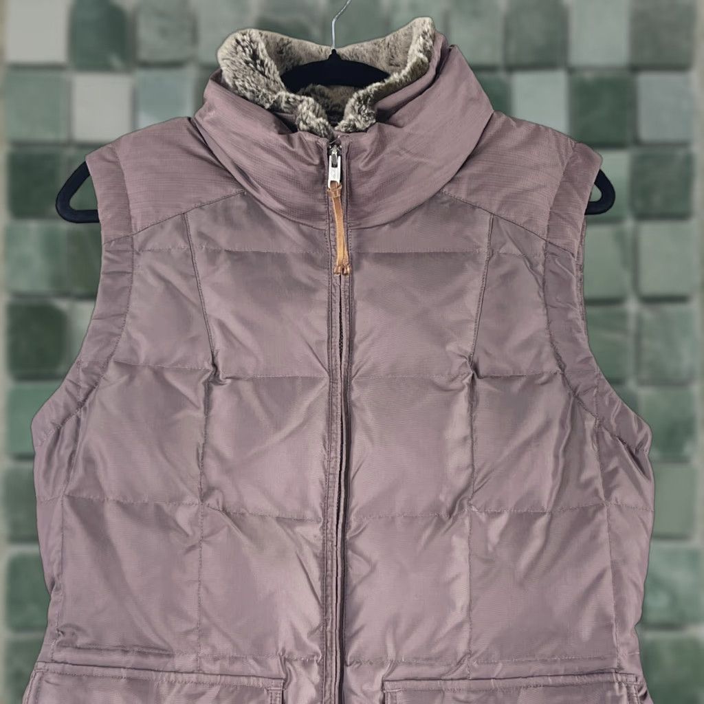 Eddie Bauer Eddie Bauer Vest Jacket Womens Large Brown Yukon Goose Down Full Zip Size L / US 10 / IT 46 - 1 Thumbnail