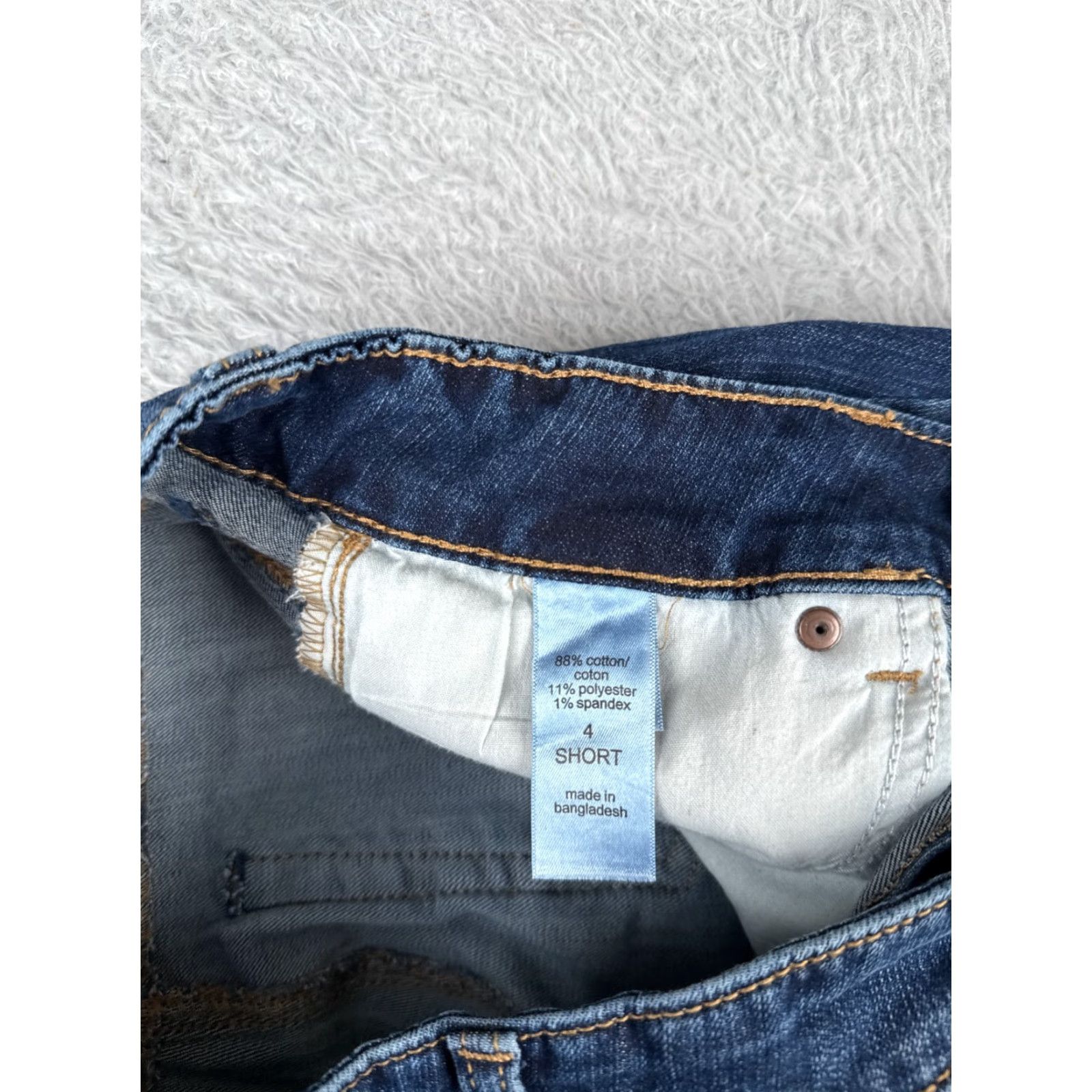 Vintage Maurices Jeans Women 4 S Blue Denim Bootcut Flare High Rise Curvy Cotton 26x28 Size 27" / US 4 / IT 40 - 7 Thumbnail