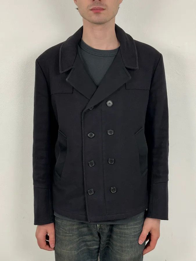 Marni Marni Navy Wool Classy Officer Jacket Size US M / EU 48-50 / 2 - 2 Thumbnail