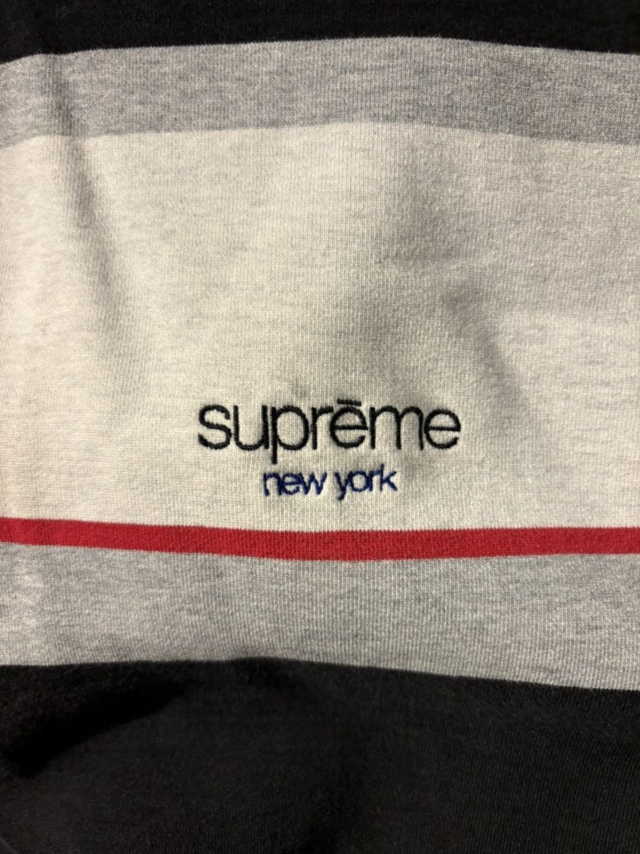 Supreme Supreme Striped Hoodie Size US XL / EU 56 / 4 - 4 Thumbnail