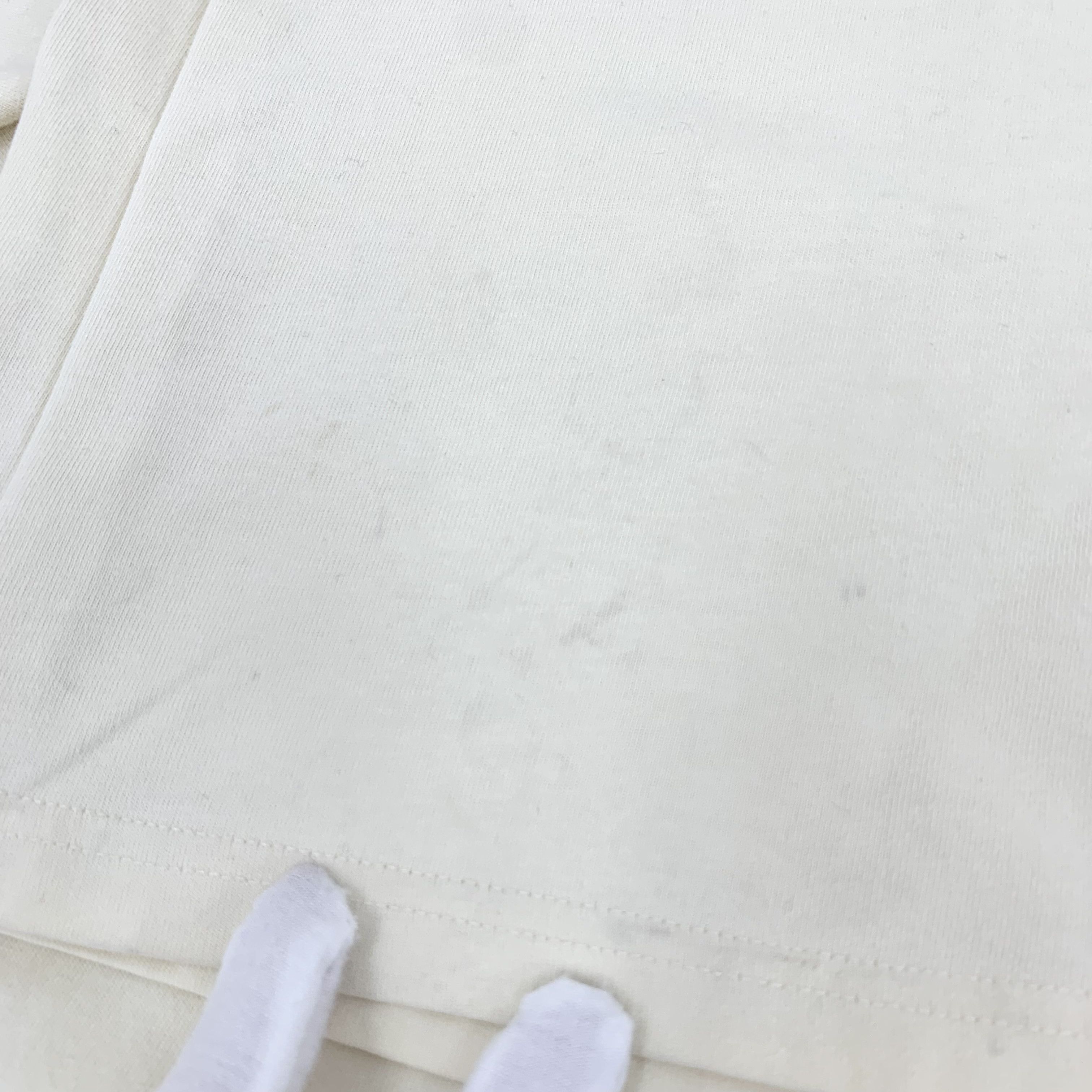 Burberry Burberry Letter Print Cotton T-Shirt Cream (XL) Size US XL / EU 56 / 4 - 7 Thumbnail