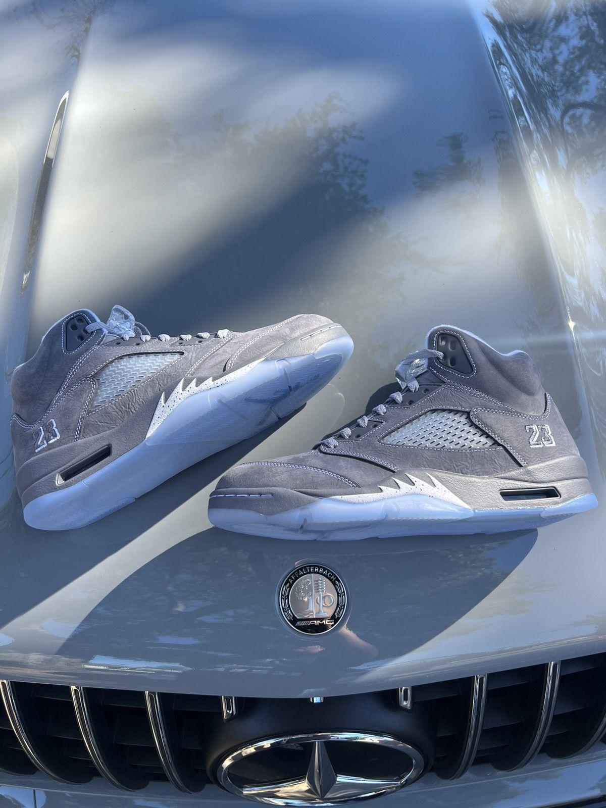 Jordan 5 wolf grey