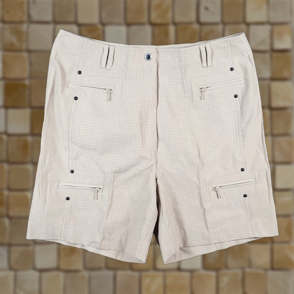 Vintage VINTAGE Jamie Sadock Chino Shorts Womens Size 8 Beige Lightweight Athletic High Waist Relaxed Preppy Size 30" / US 8 / IT 44 - 1 Thumbnail