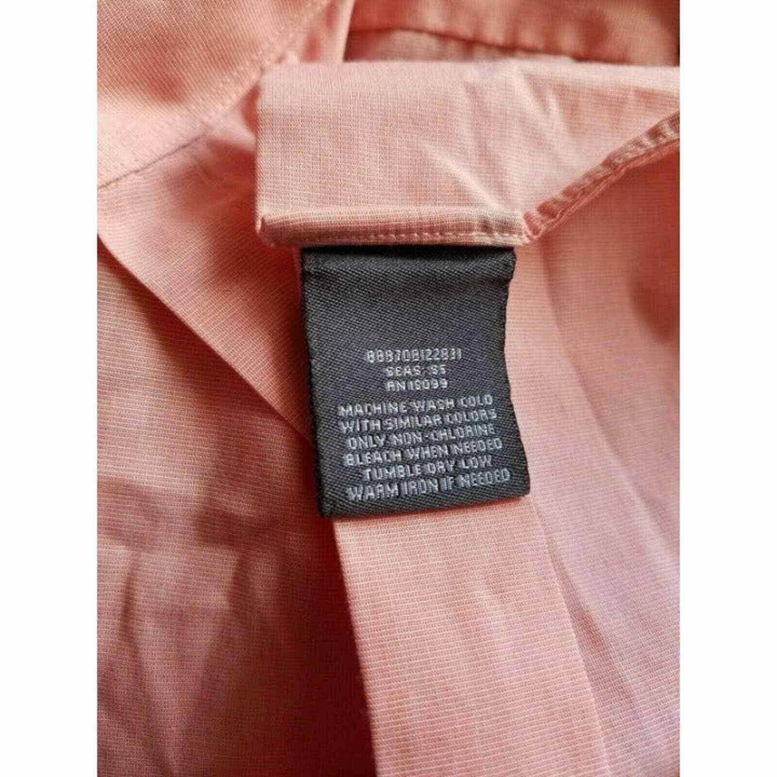 Covington Covington Dress Shirt Large Button Down Peachy Spring Lrg Size 42R - 5 Thumbnail
