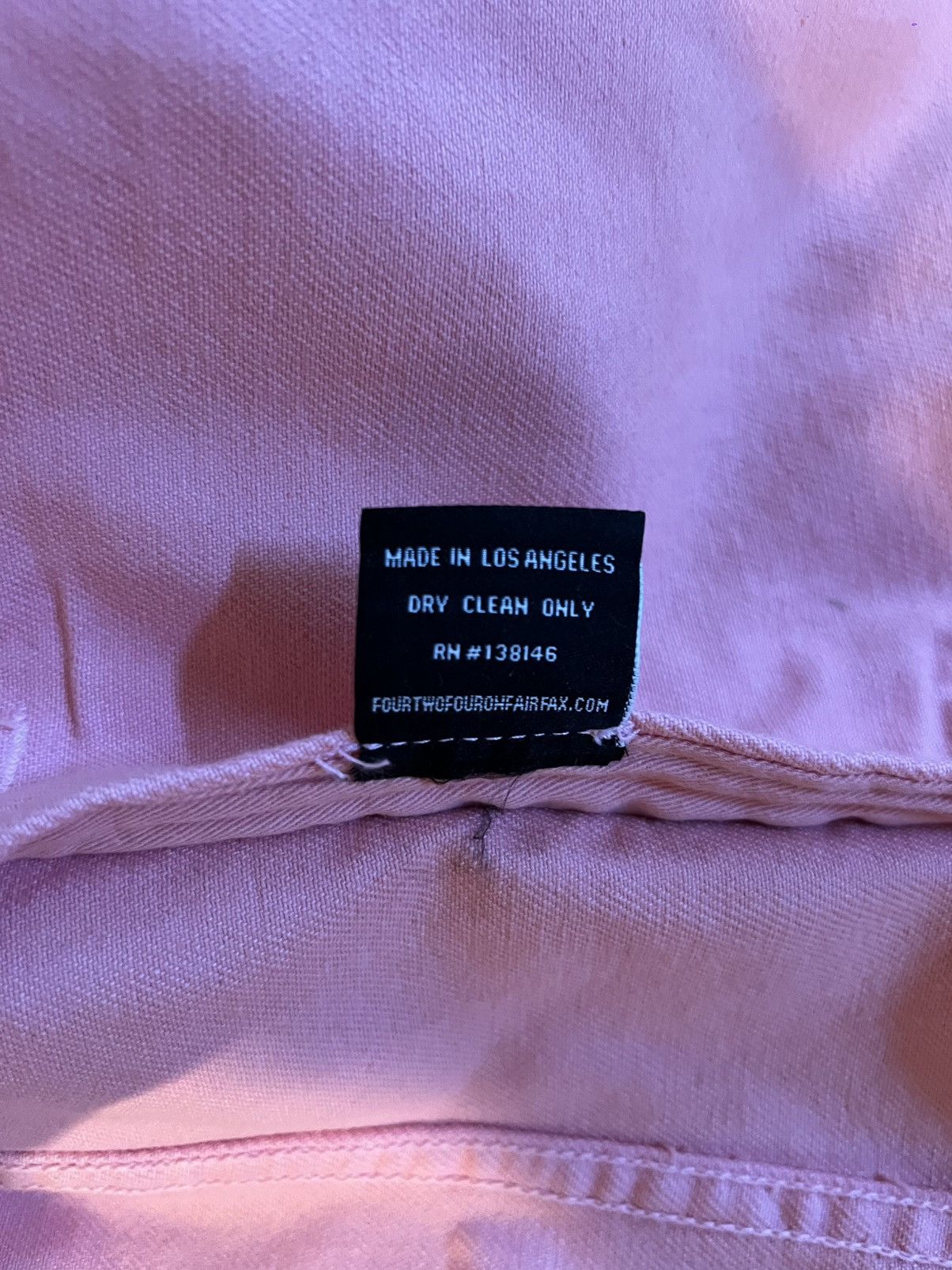 424 424 FOURTWOFOUR 2017 pink cotton jacket FINAL DROP Size US S / EU 44-46 / 1 - 6 Thumbnail