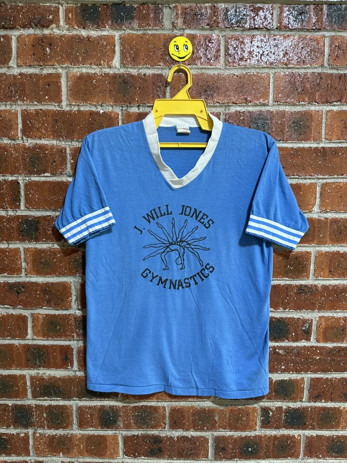 Vintage Vintage J.will Jones Gymnastics Faded Tee Size US M / EU 48-50 / 2 - 1 Thumbnail