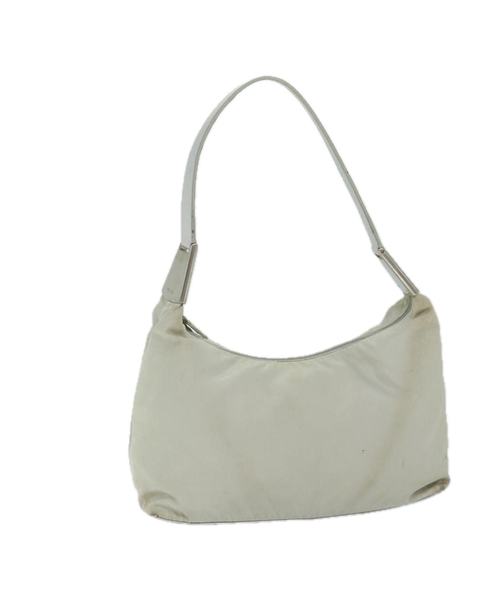 image of Prada White Synthetic Shoulder Bag, Women's