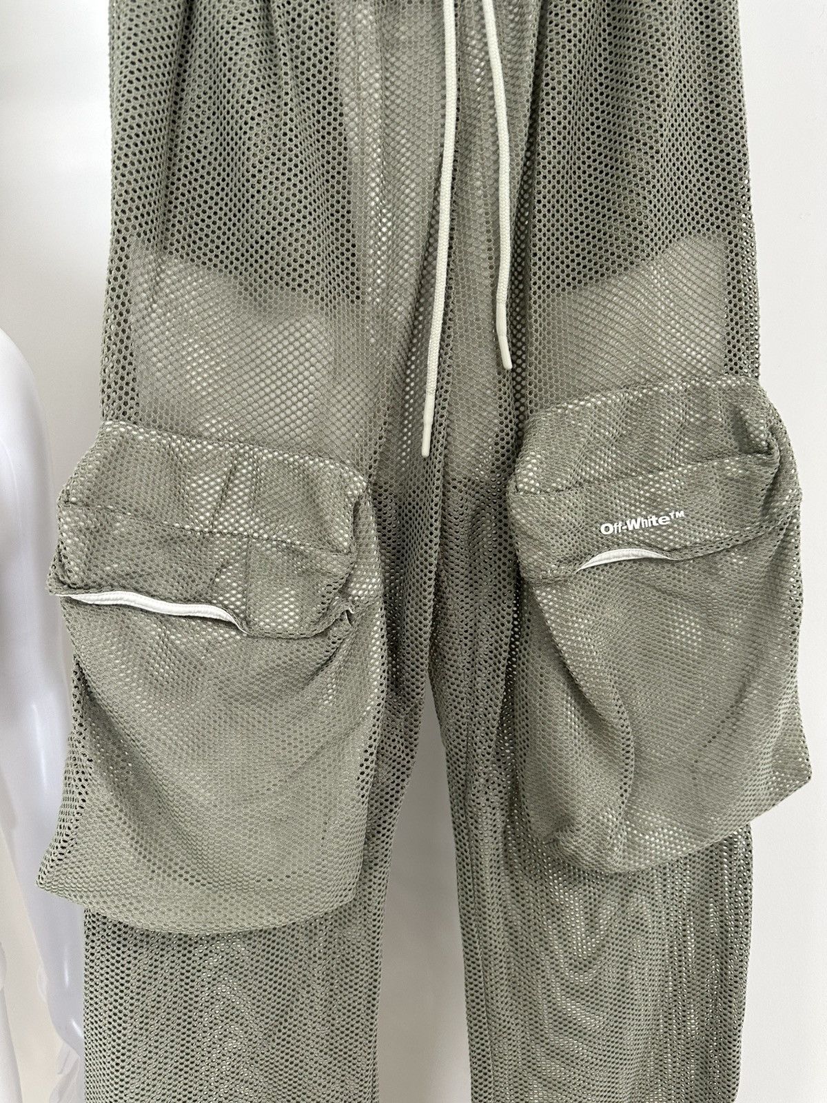 Off-White OFF-WHITE NETTED CASUAL PANTS Size US 44 / EU 60 - 3 Thumbnail