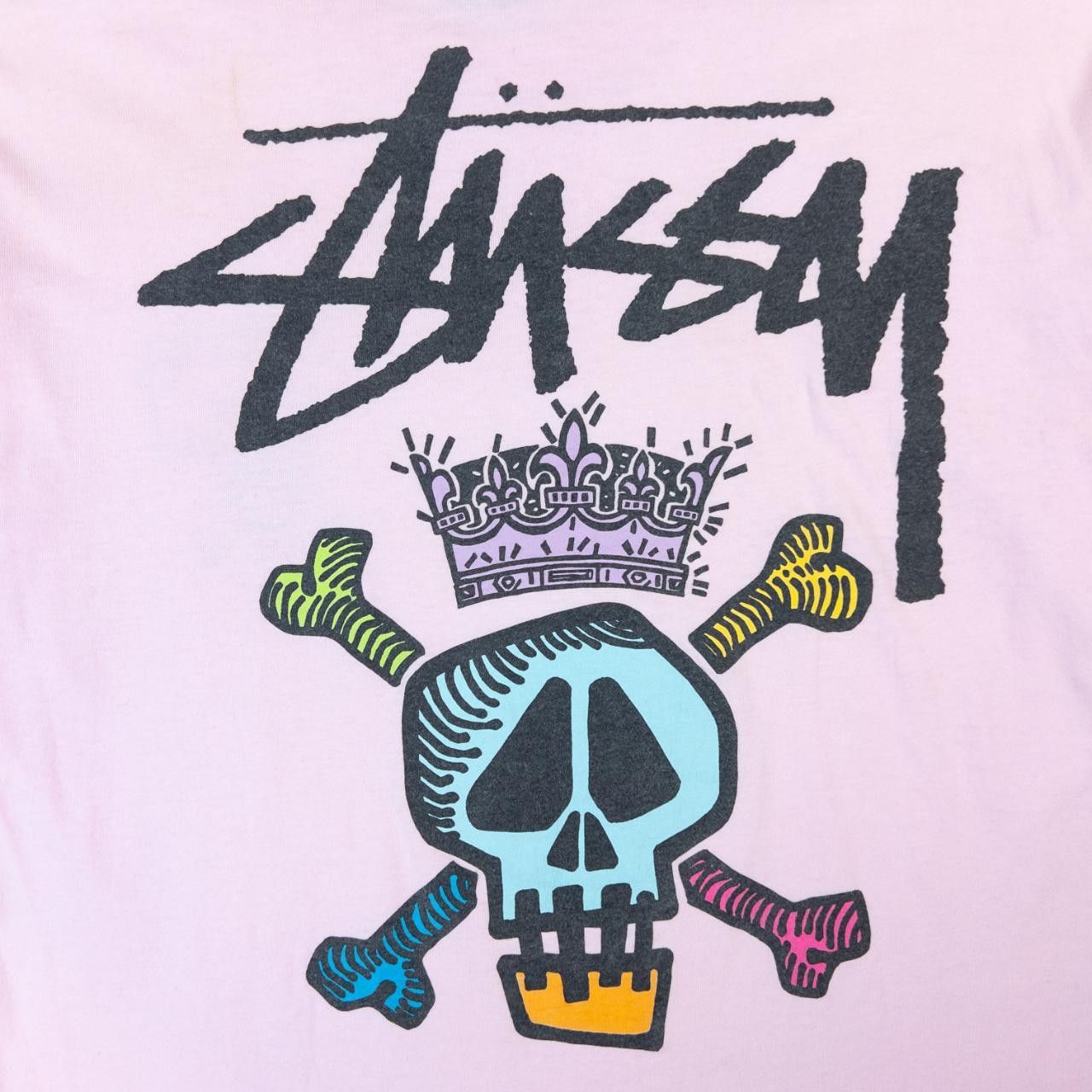 Stussy Vintage Stussy Crown Skull Graphic T Shirt Size M Size US M / EU 48-50 / 2 - 4 Thumbnail