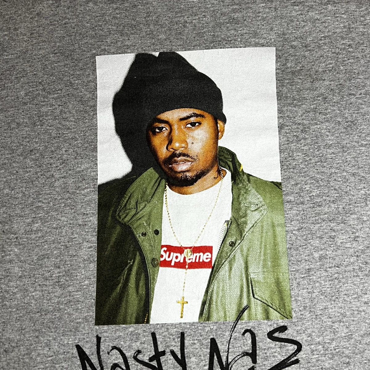 Supreme Supreme Nasty Nas Photo Tee Nas T shirt Size US L / EU 52-54 / 3 - 5 Thumbnail