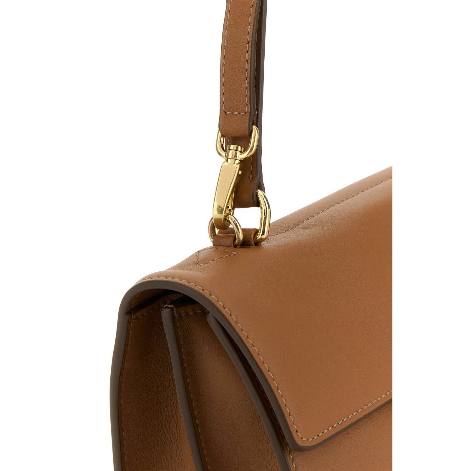 Prada PRADA Caramel Brown Leather Shoulder Bag New & Authentic Size ONE SIZE - 4 Thumbnail