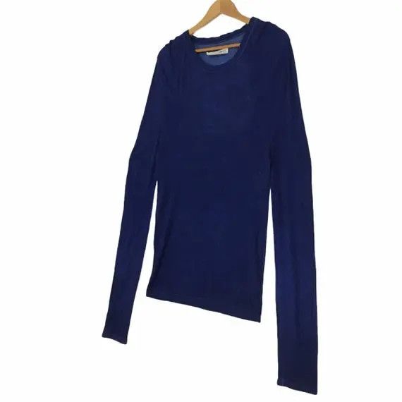Maison Margiela Maison Martin Margiela Pre MM6 Blue Tee Shirt Made in Italy Size US S / EU 44-46 / 1 - 5 Thumbnail