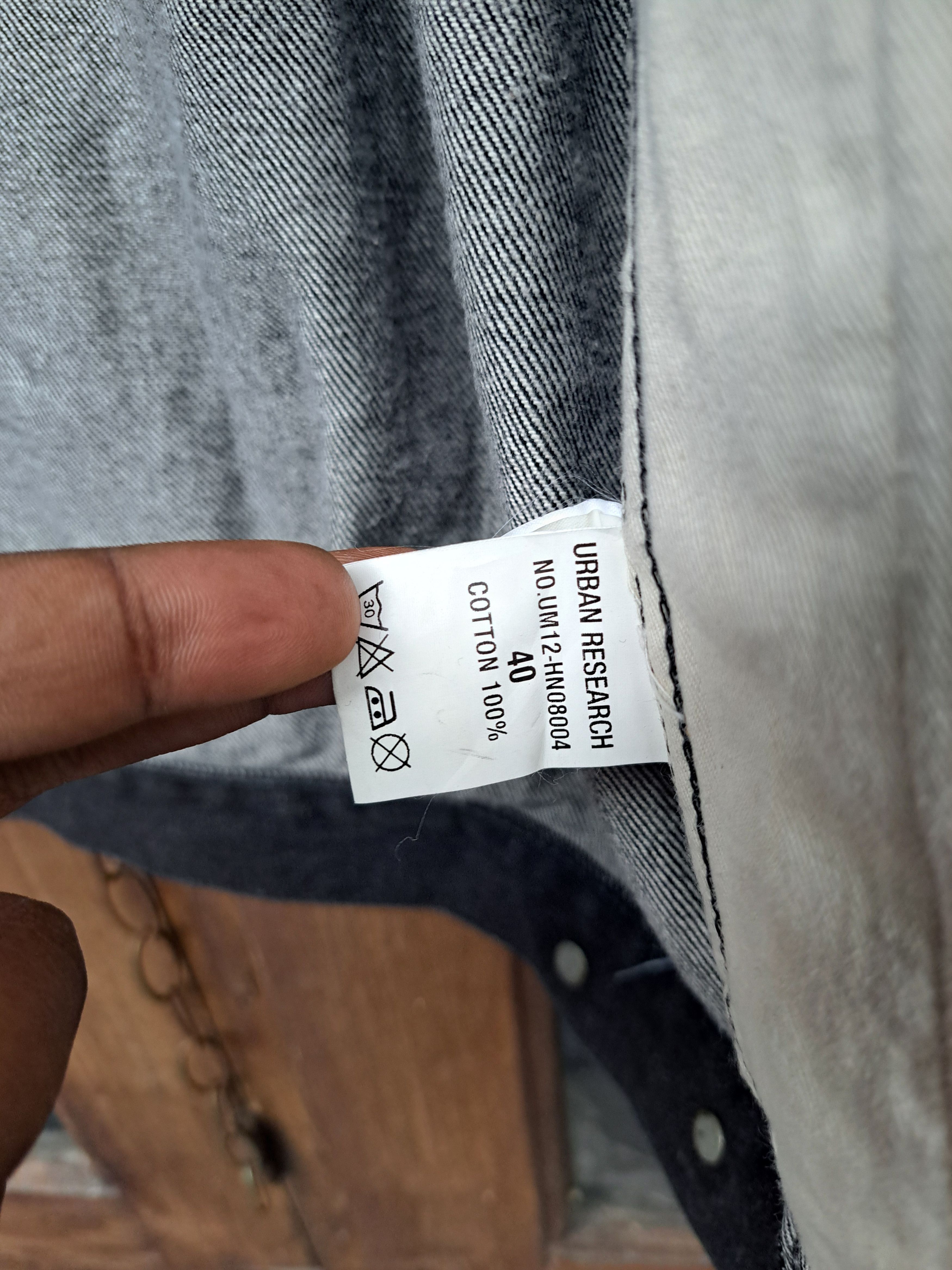 URBAN RESEARCH DOORS ID x Urban Research Japanese Brand Denim Jacket Type 2 Large Size US L / EU 52-54 / 3 - 7 Thumbnail