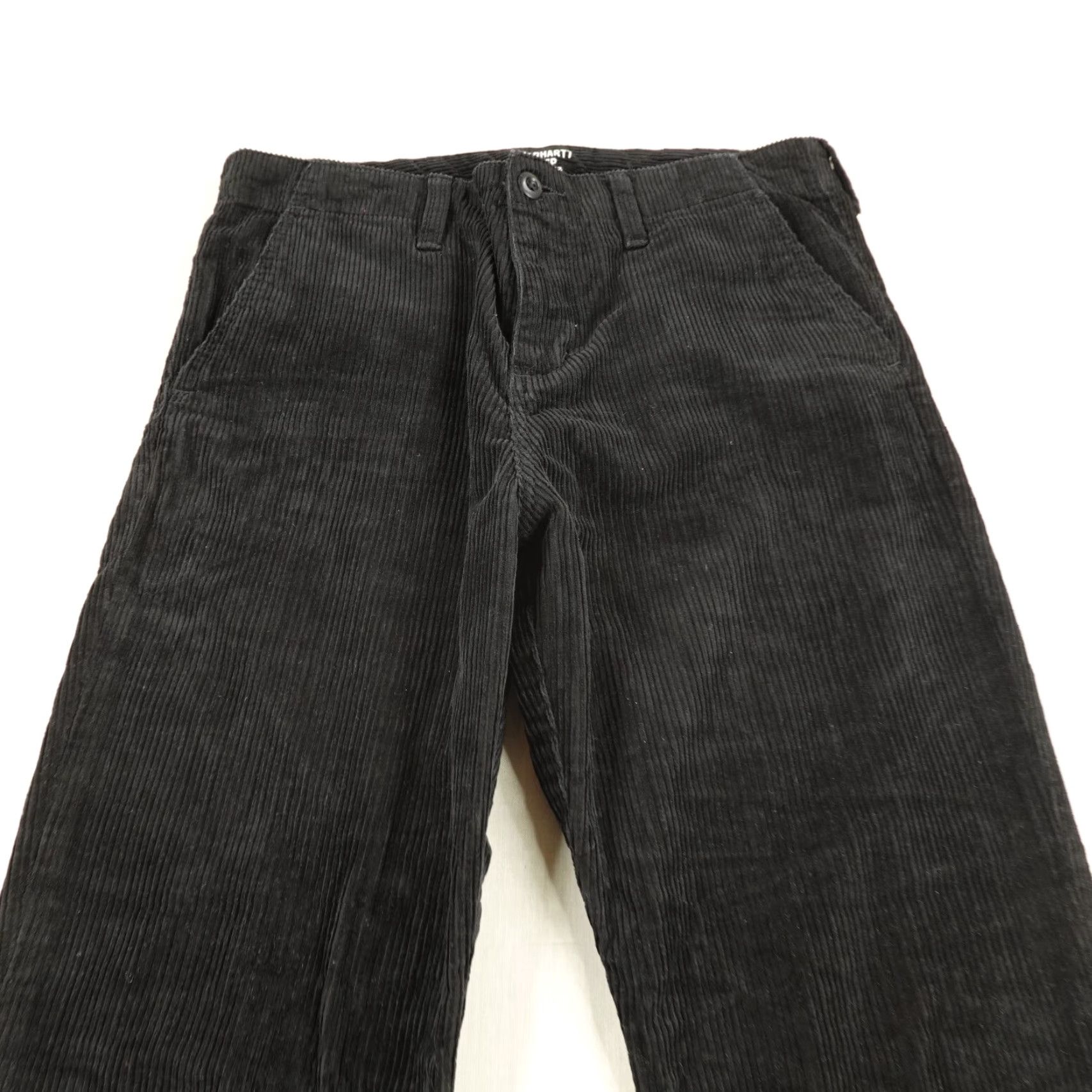 Carhartt Carhartt WIP Pants Mens 30x32 Black Corduroy Chino Work In Progress Club Utility Pants Brand Carhartt Size US 31 - 2 Thumbnail