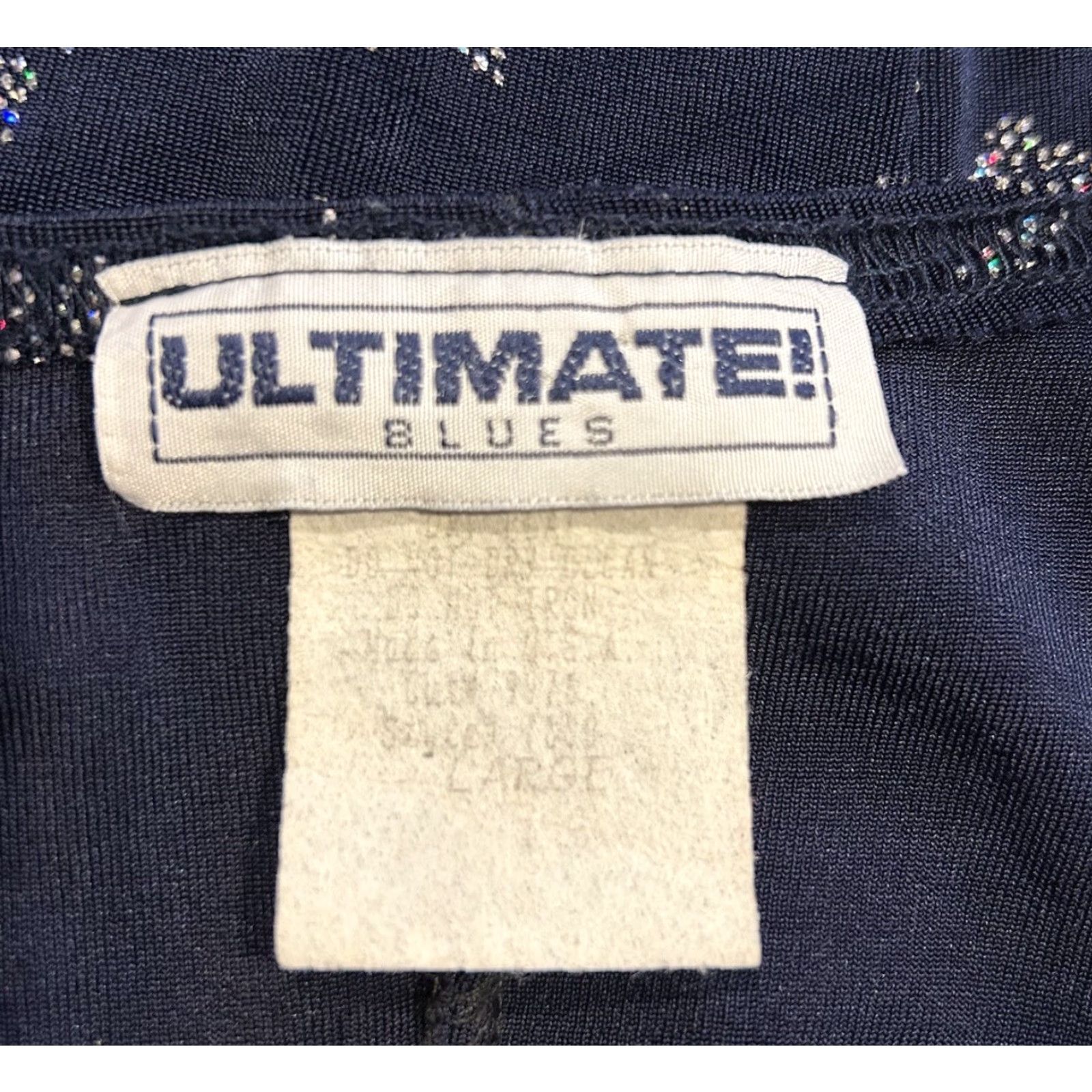 Vintage **Vintage Ultimate Blues Floral Sequin Maxi Dress Y2K Size Large Blue** User: Vintage Ultimate Blues Floral Sequin Maxi Dress Size Large Y2K Blue Size L / US 10 / IT 46 - 4 Thumbnail