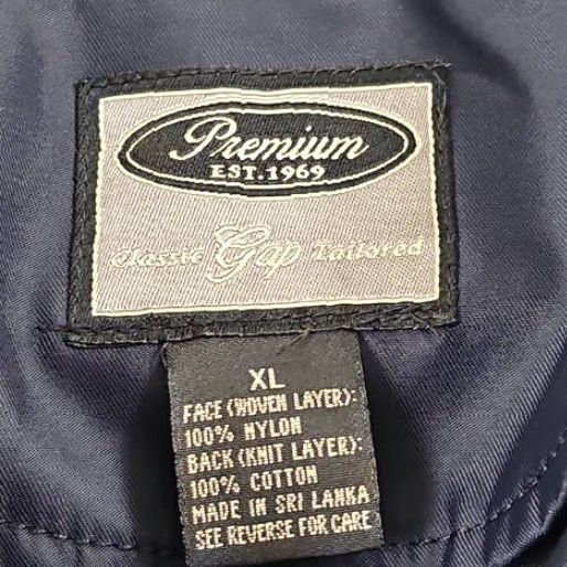 Gap Gap Jacket Mens XL Navy Blue Nylon Button Front Lined Premium Classic Tailored Size US XL / EU 56 / 4 - 4 Thumbnail