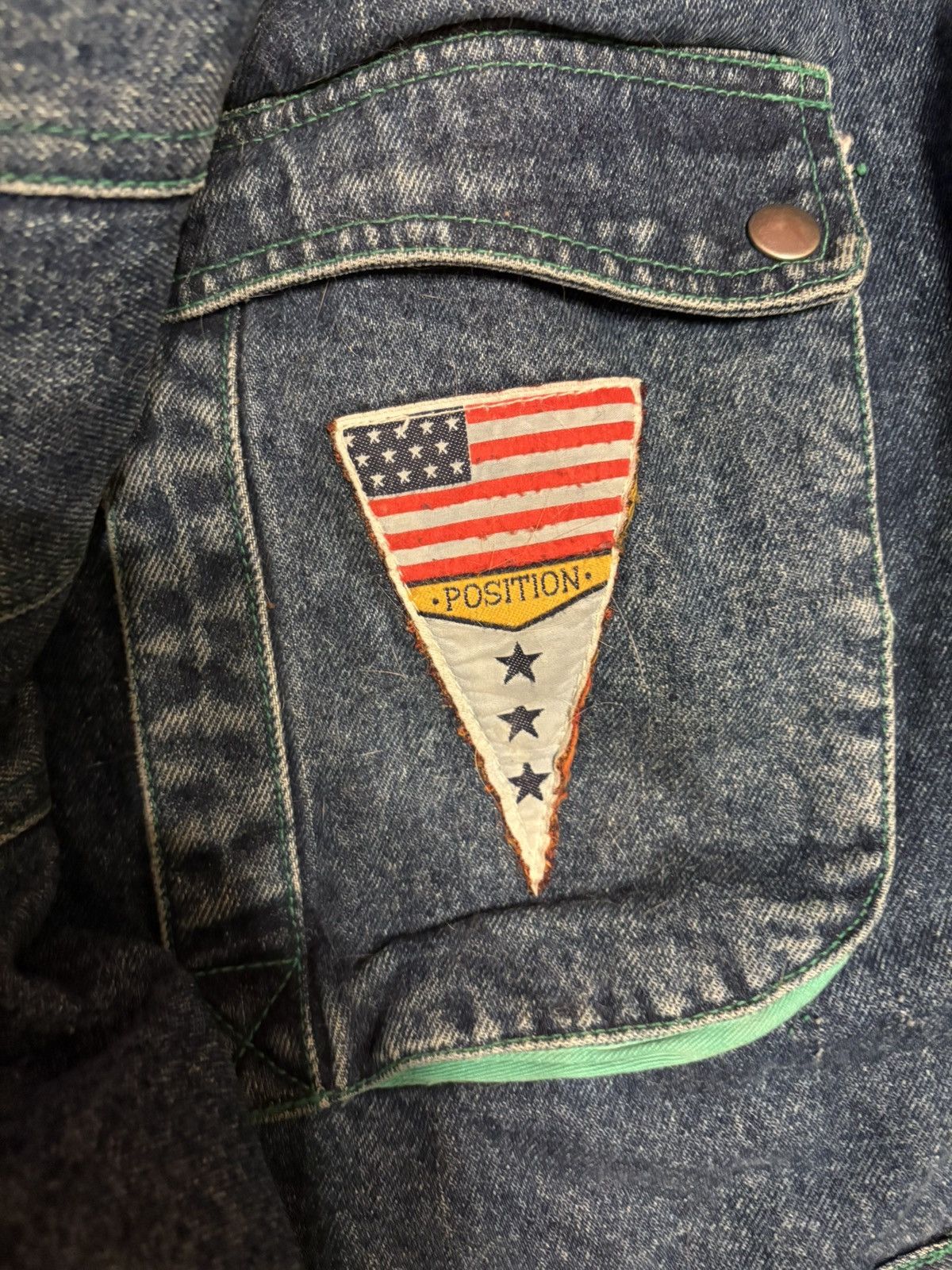 Vintage Vintage East Boys Denim Jacket 90’s Plaid Lined Trench Chore Size US XXL / EU 58 / 5 - 4 Thumbnail