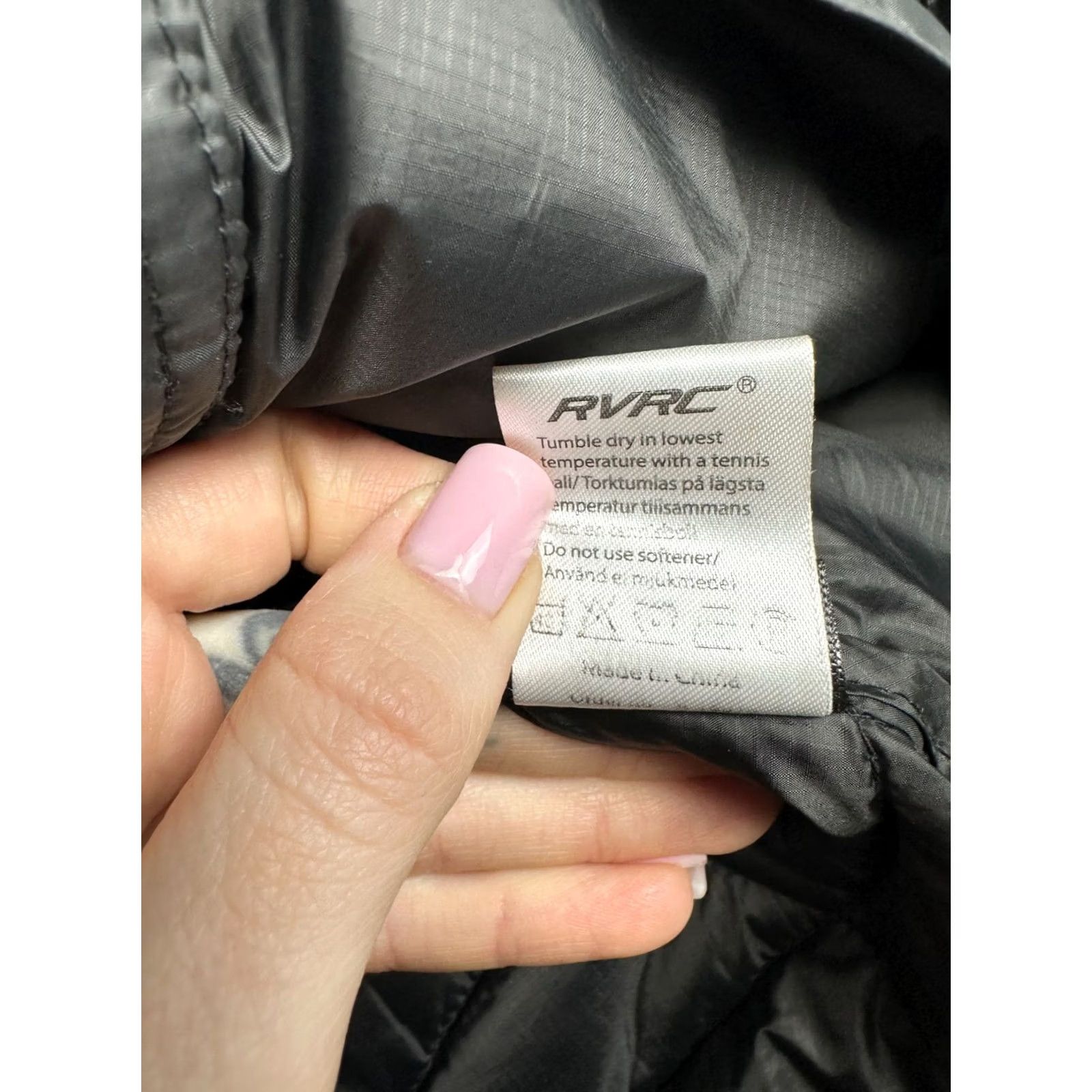 Vintage Revolution Race RVRC Mens Quilted Puffer Jacket L Black Jacket Mens Size US L / EU 52-54 / 3 - 7 Thumbnail