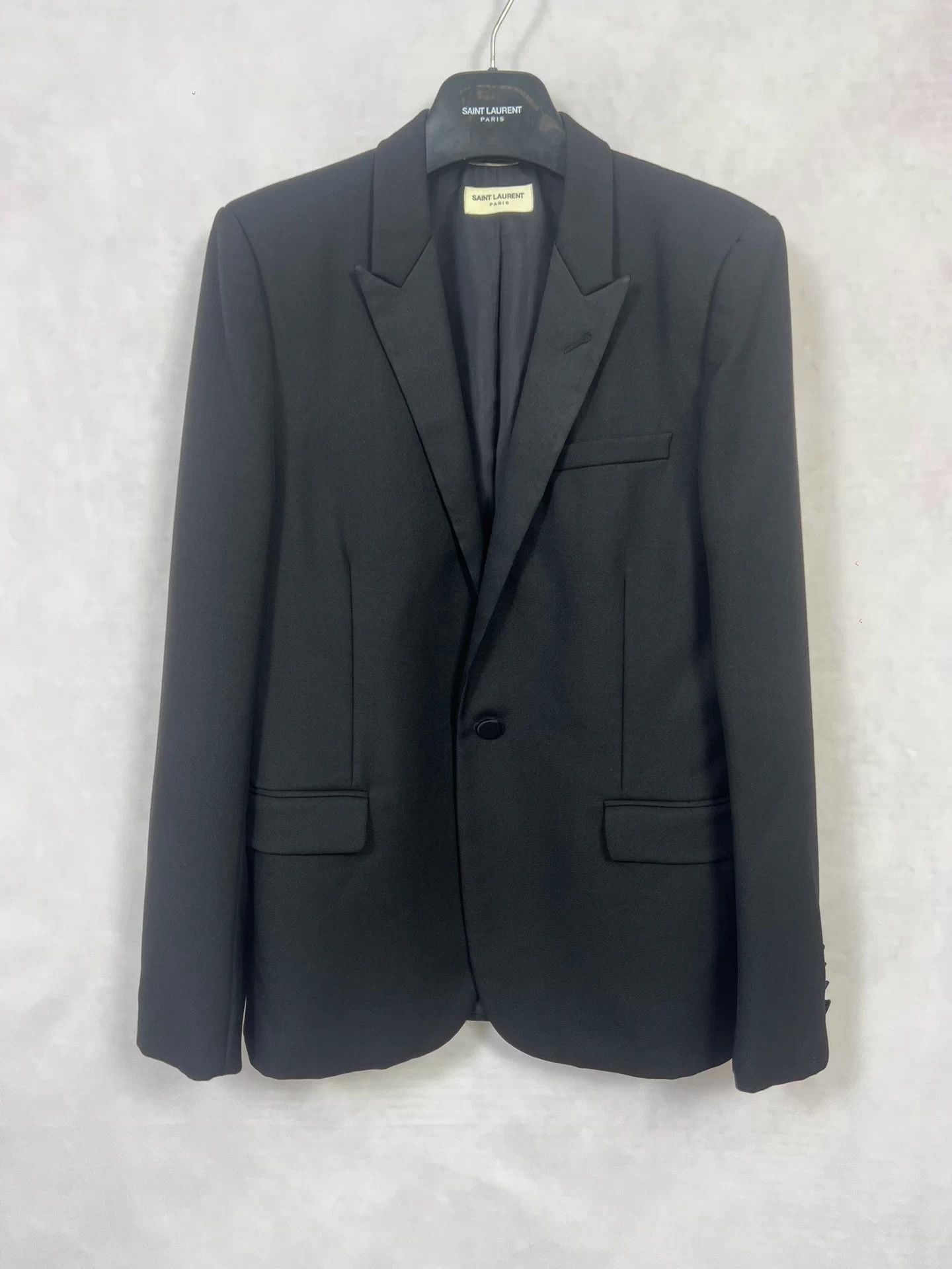 Saint Laurent Paris SLP 13fw Hedi Le Smoking Black 50 Size 50S - 1 Thumbnail