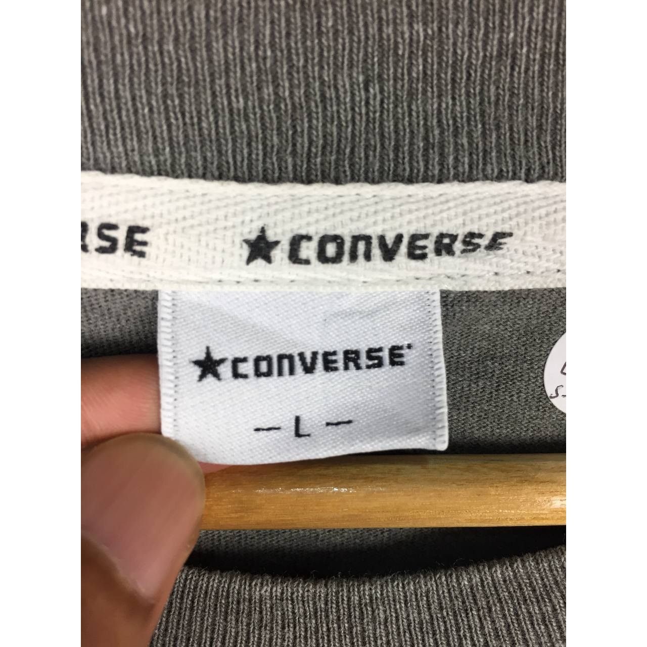 Converse × Vintage Converse Spell Out Logo Longsleeve Tee Size L Size US L / EU 52-54 / 3 - 11 Thumbnail