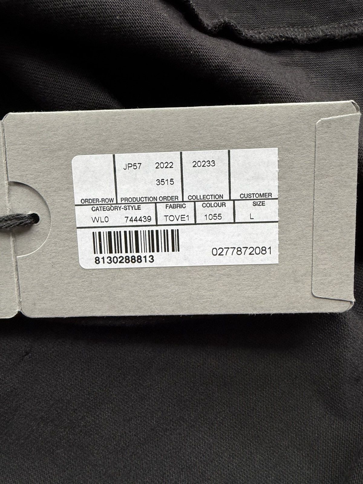 Balenciaga Distressed Gothic logo oversized size large L Size US L / EU 52-54 / 3 - 12 Thumbnail