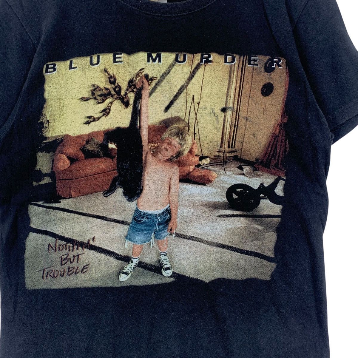 Band Tees Vintage 1993 BLUE MURDER Nothin But Trouble Japan Tour Tee Size US S / EU 44-46 / 1 - 5 Thumbnail