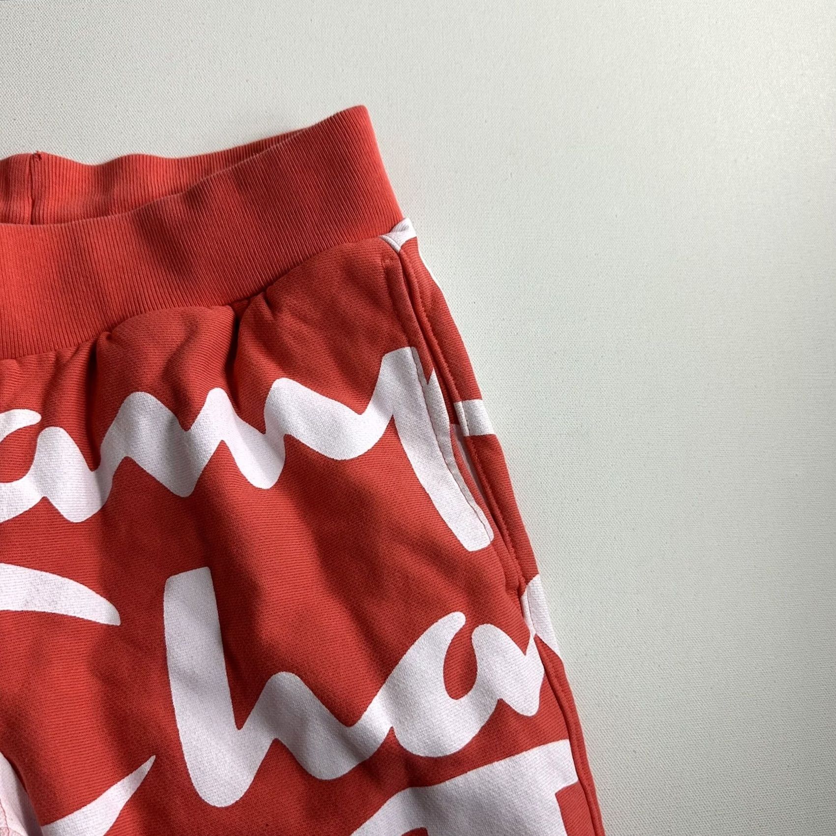 Champion VINTAGE Champion Life Reverse Weave Cut Off Shorts All Over Print Pink Small Men's Size US 29 - 4 Thumbnail