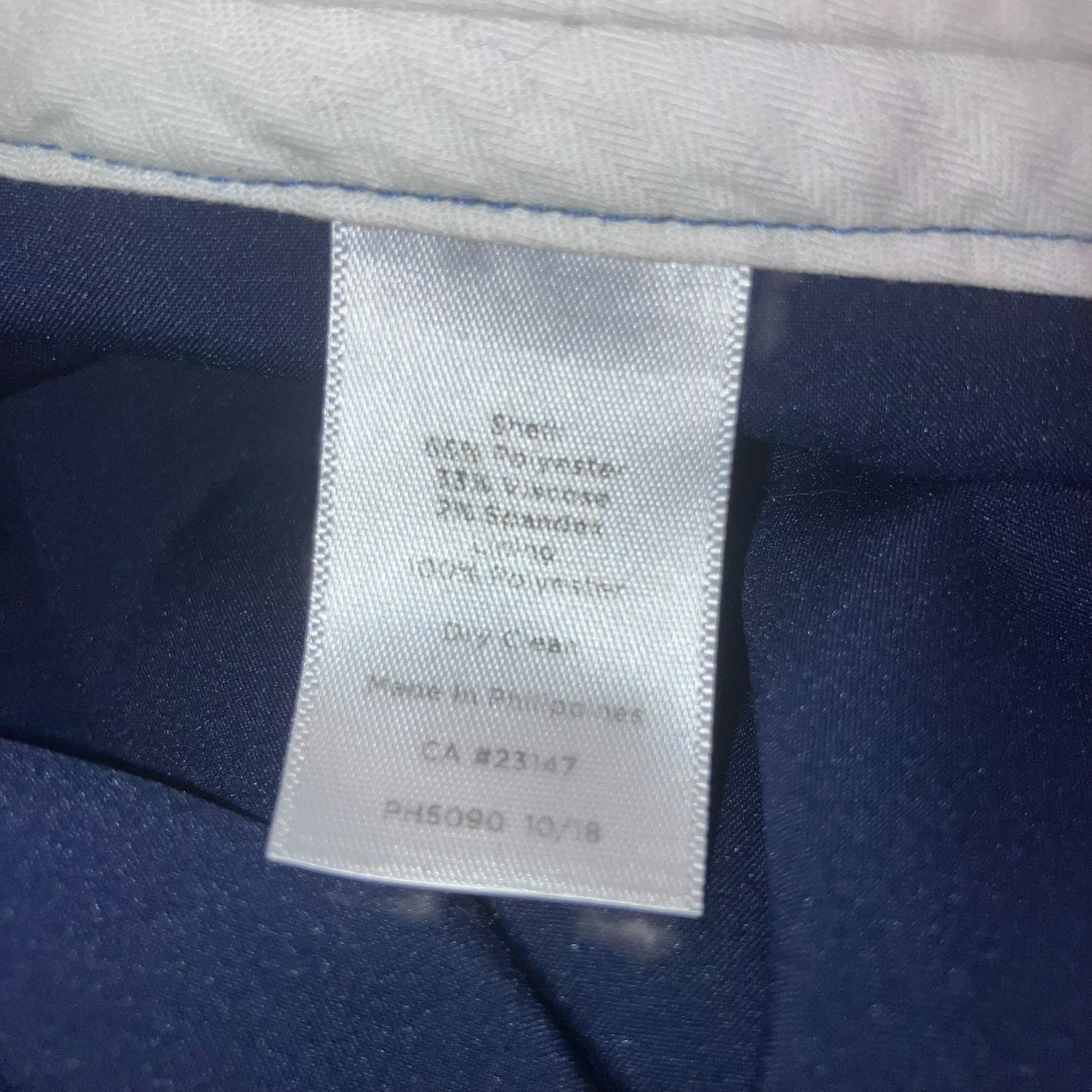 Talbots Light Blue Sharkskin Straight-leg Suit Pants- sz 14P
