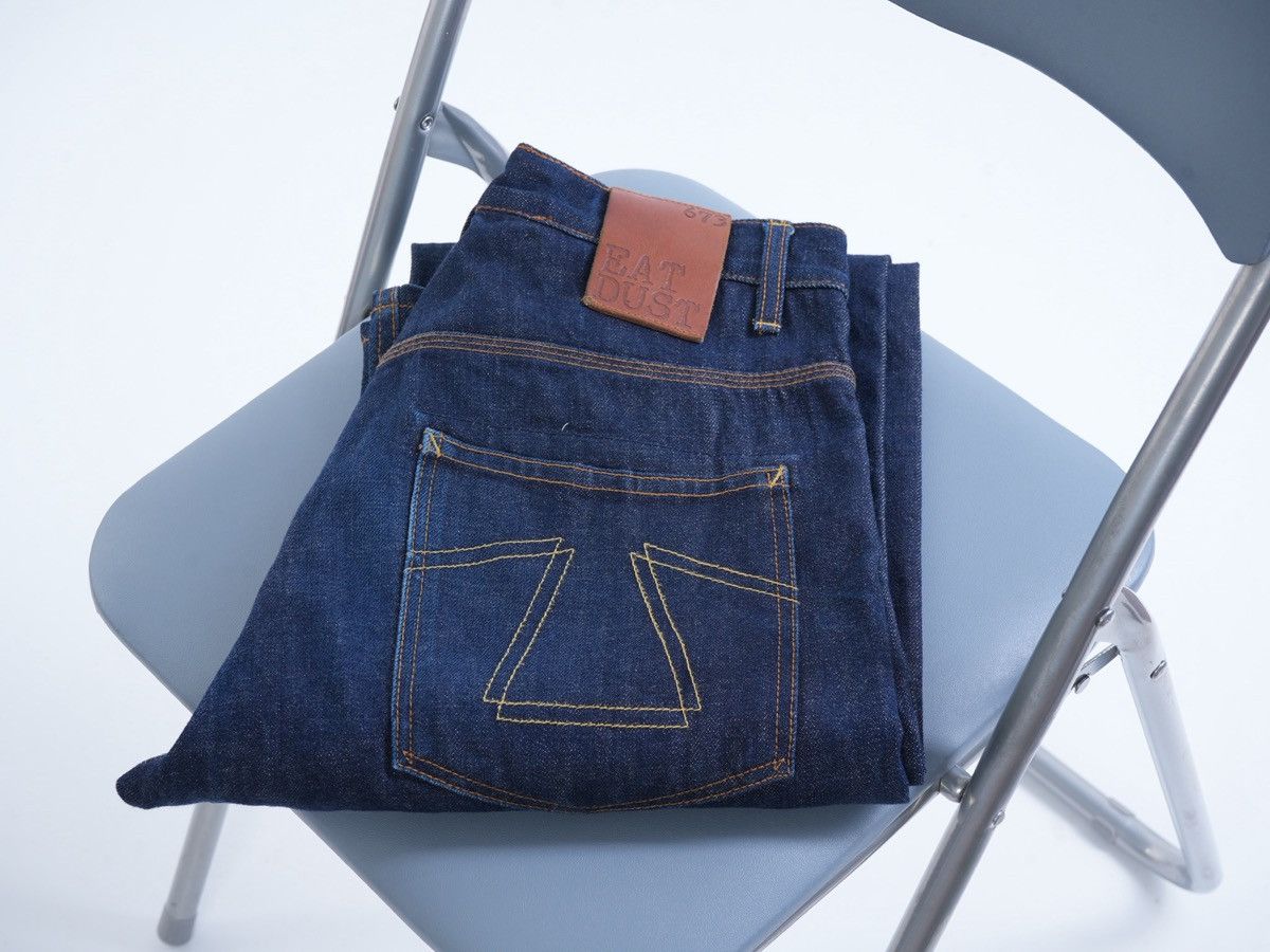 Eat Dust Eat Dust 673 One Road Navy Denim Jeans Size US 32 / EU 48 - 1 Thumbnail