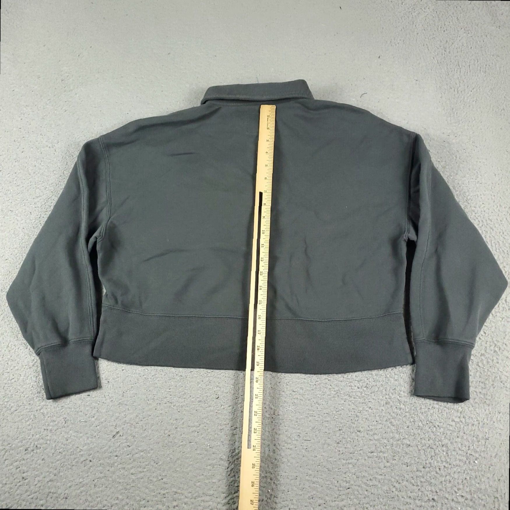 Abercrombie & Fitch Abercrombie & Fitch Women's Long Sleeve Sweatshirt Gray Small Pullover Cotton Blend Size M / US 6-8 / IT 42-44 - 5 Thumbnail