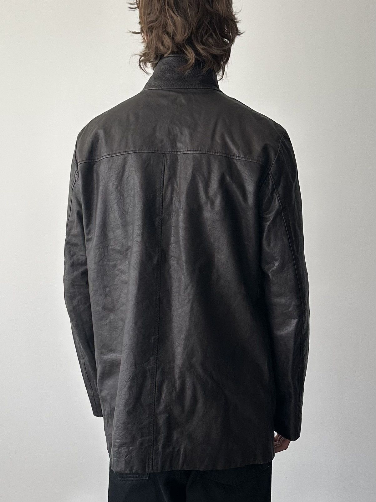 Jil Sander Jil Sander by Raf Simons Leather Jacket Size US M / EU 48-50 / 2 - 4 Thumbnail