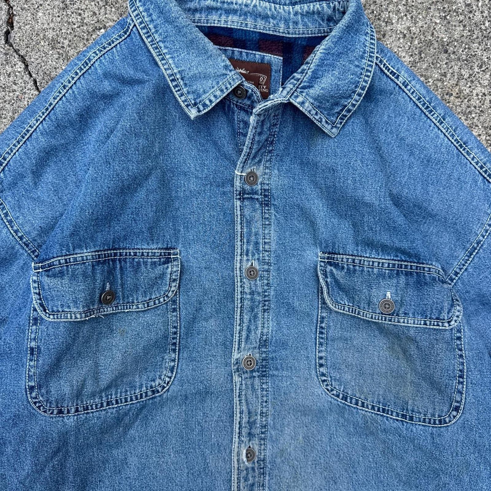 Levi's Levi’s Denim Flannel-Lined Jacket – Size XXL Size US M / EU 48-50 / 2 - 4 Thumbnail