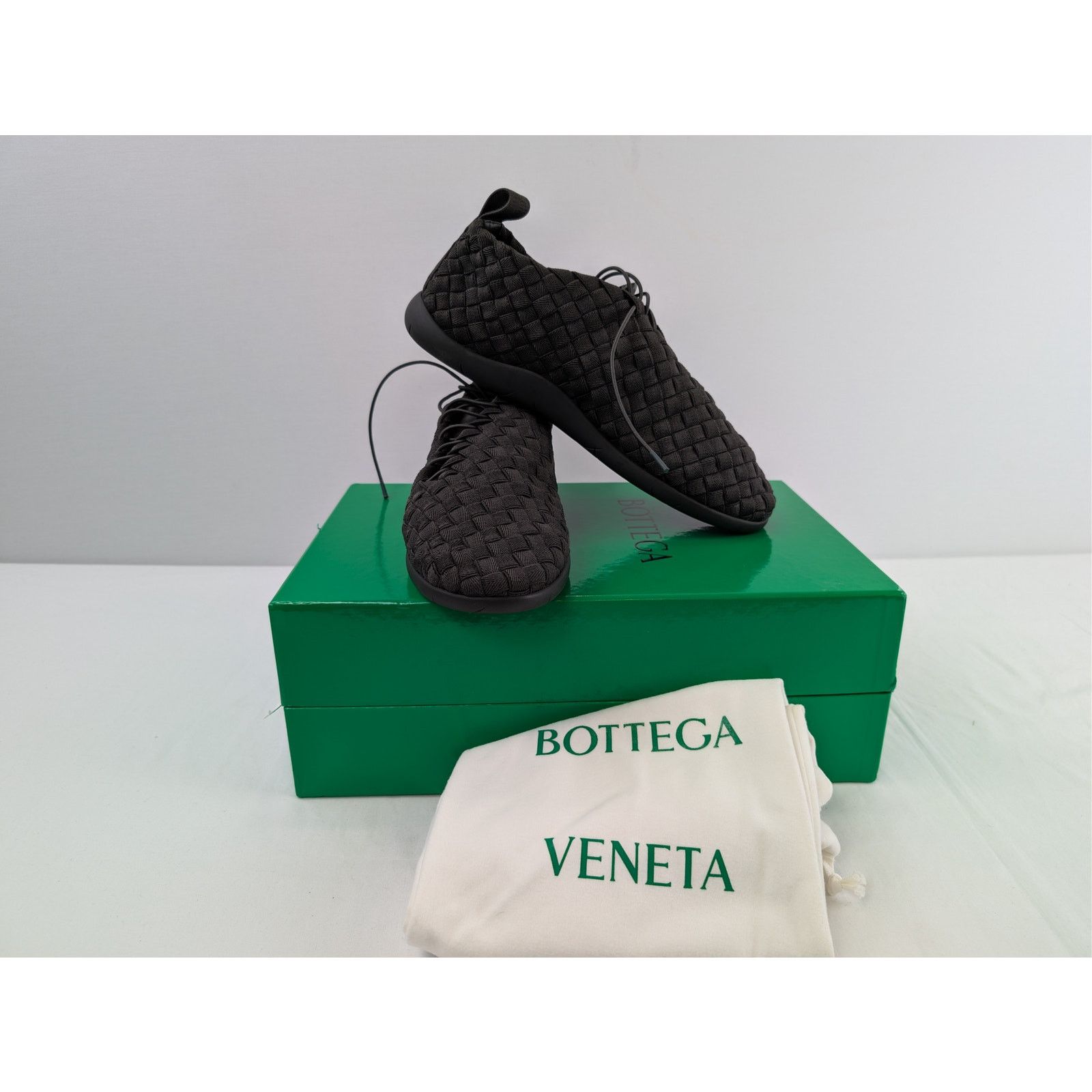 Bottega Veneta o1rshd1 Plat Sneaker Intrecciato Sneakers Shoe in Camping Size US 11 / EU 44 - 15 Thumbnail