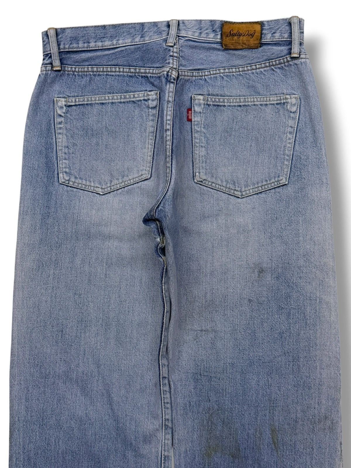 Japanese Brand Vintage 90s Salty Dog Union Made Selvedge Denim Jeans | W31 Size US 31 - 5 Thumbnail