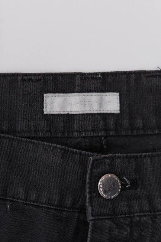 Number (N)ine Number (N)ine wide cotton pants w/ back zipper (early 00's) Size US 33 - 4 Thumbnail