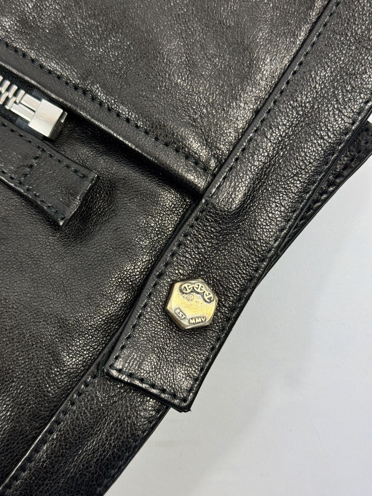 424 × Hoorsenbuhs RACE LEATHER JACKET Size US M / EU 48-50 / 2 - 3 Thumbnail